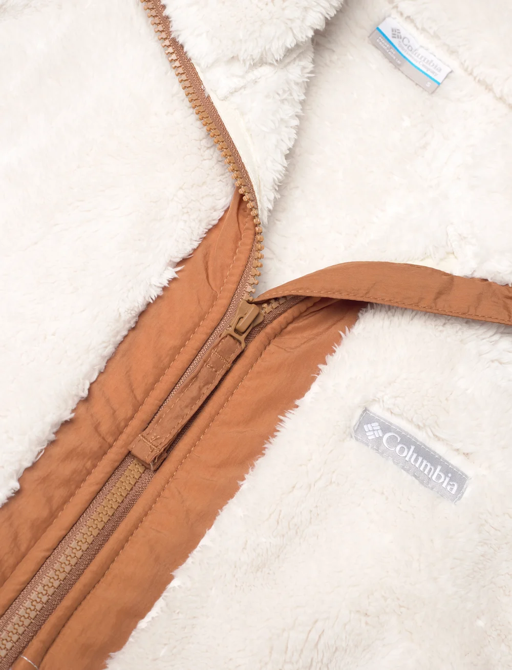 Columbia Sportswear - Boundless Discovery Sherpa Full Zip II - fleece og mellemlag - chalk, camel brown - 2