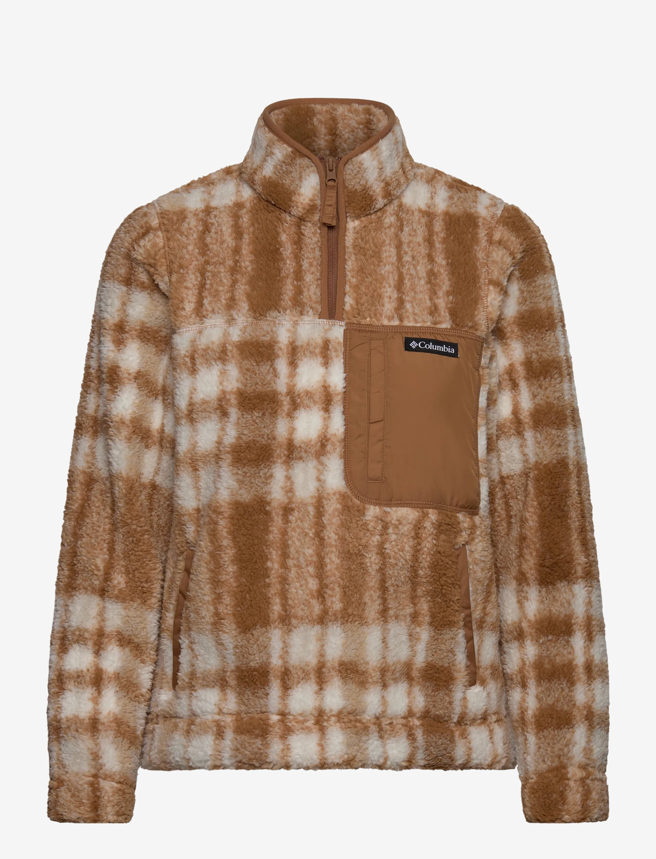 Columbia Sportswear - West Bend 1/4 Zip II - overdele - camel brown herringplaid - 0