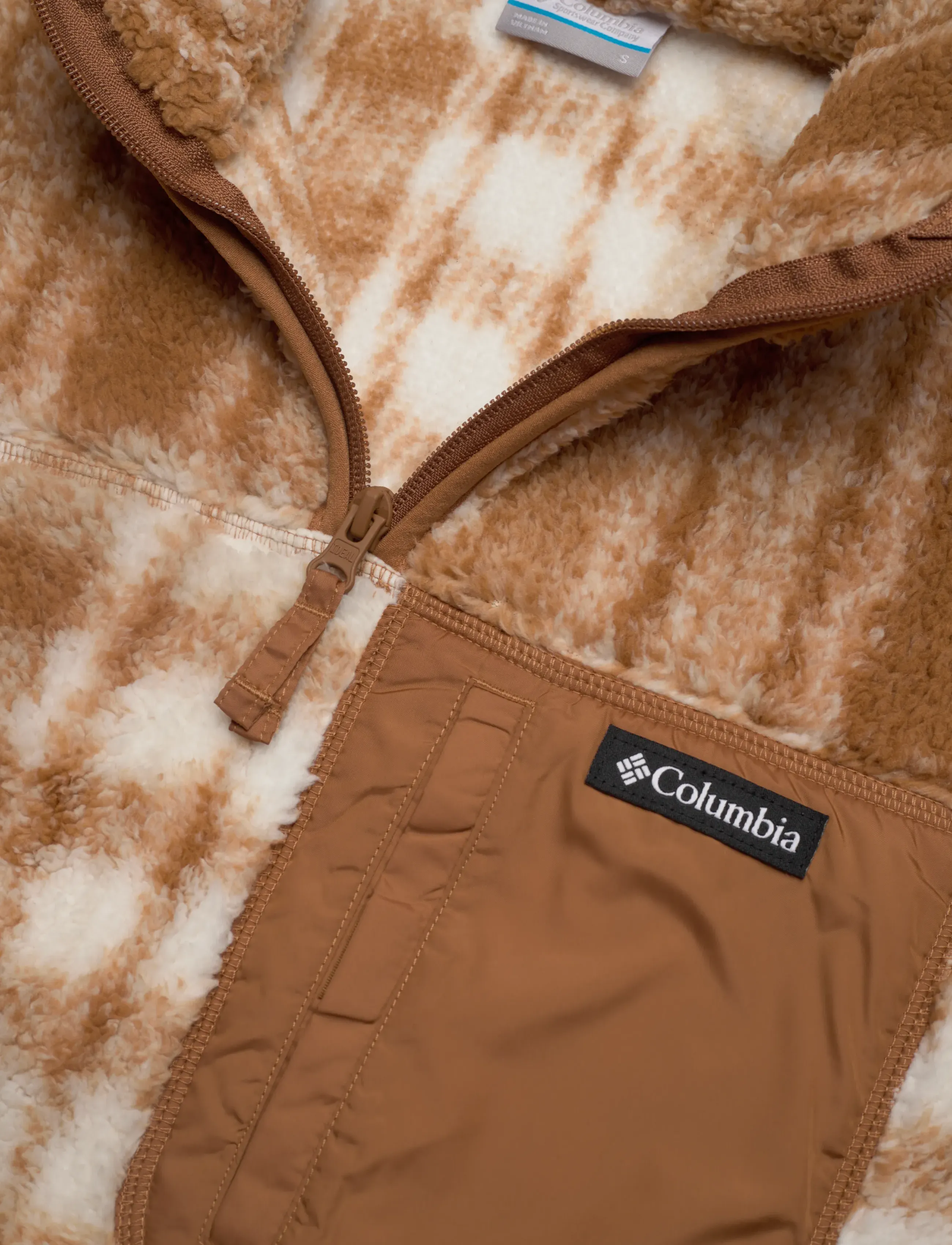 Columbia Sportswear - West Bend 1/4 Zip II - tops - camel brown herringplaid - 2