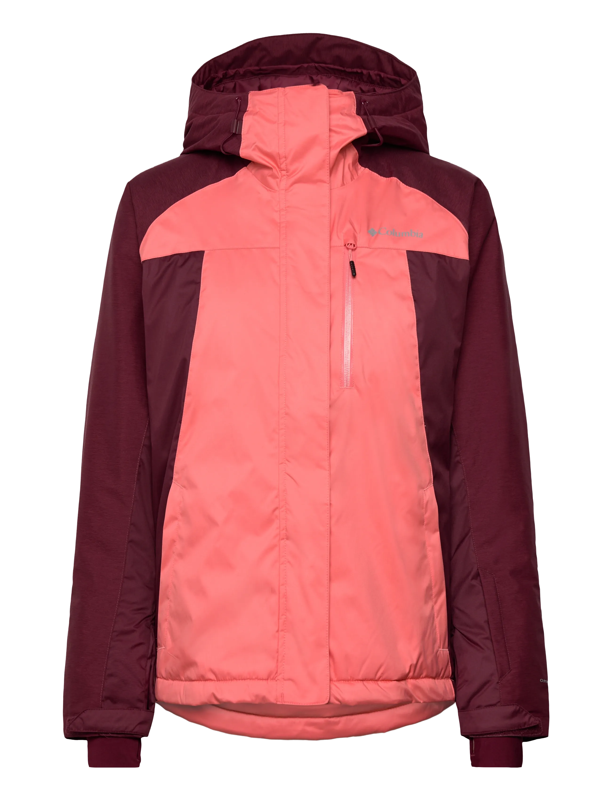 Columbia Sportswear Snowy Summit Insulated Jacket, XL, Burgundy, Sport Jackets > Sport Ski Jackets, Dame