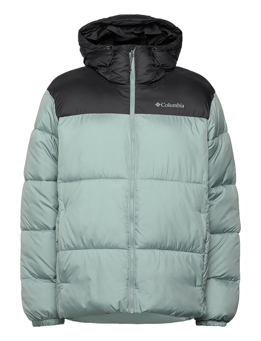 Columbia Sportswear - Puffect II Hooded Jacket - dunjakker - crushed blue, shark - 0
