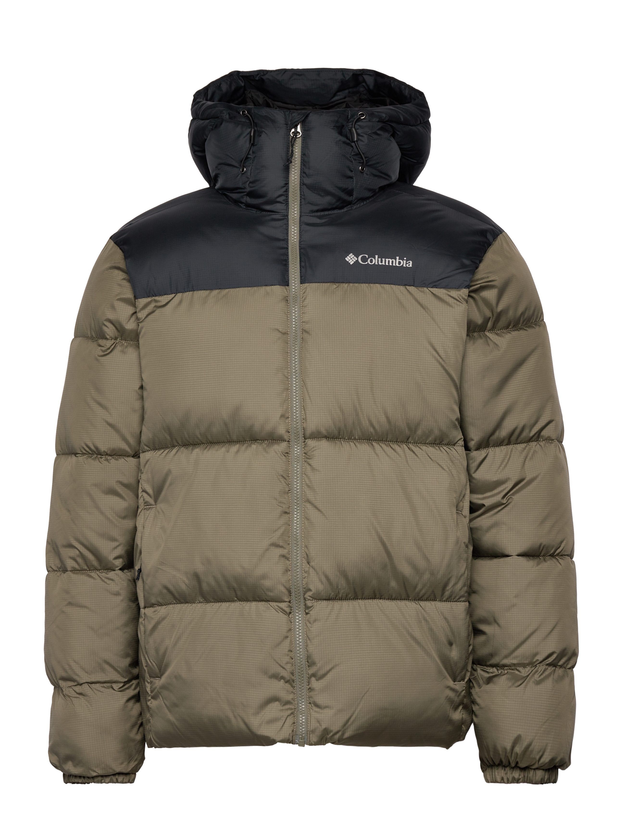 Columbia Sportswear Puffect Ii Hooded Jacket, L, Khaki green, Sport Jackets > Sport Padded Jackets, Herre