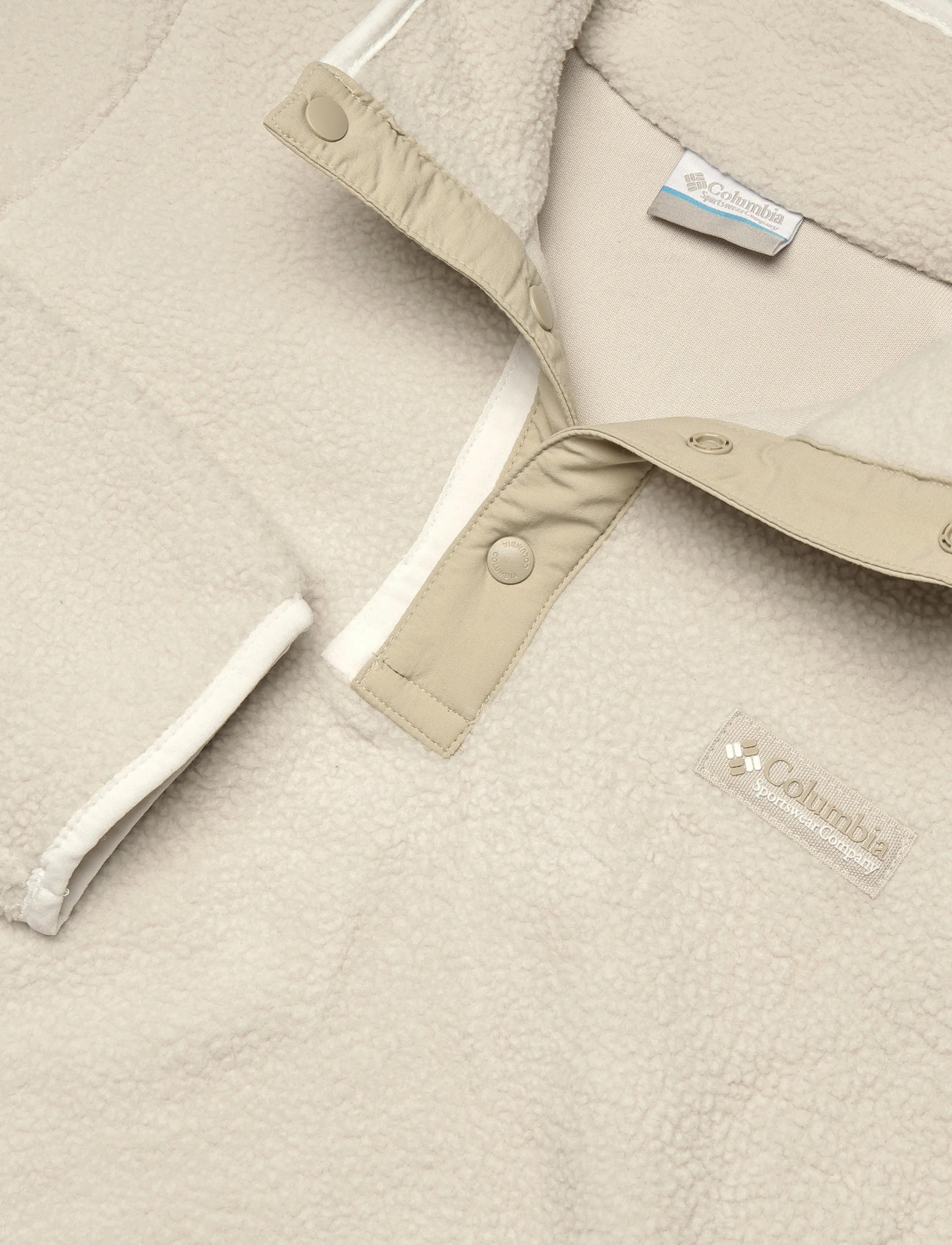 Columbia Sportswear - Helvetia II Half Snap Fleece - sügisjakid - dark stone, ancient fossil - 2