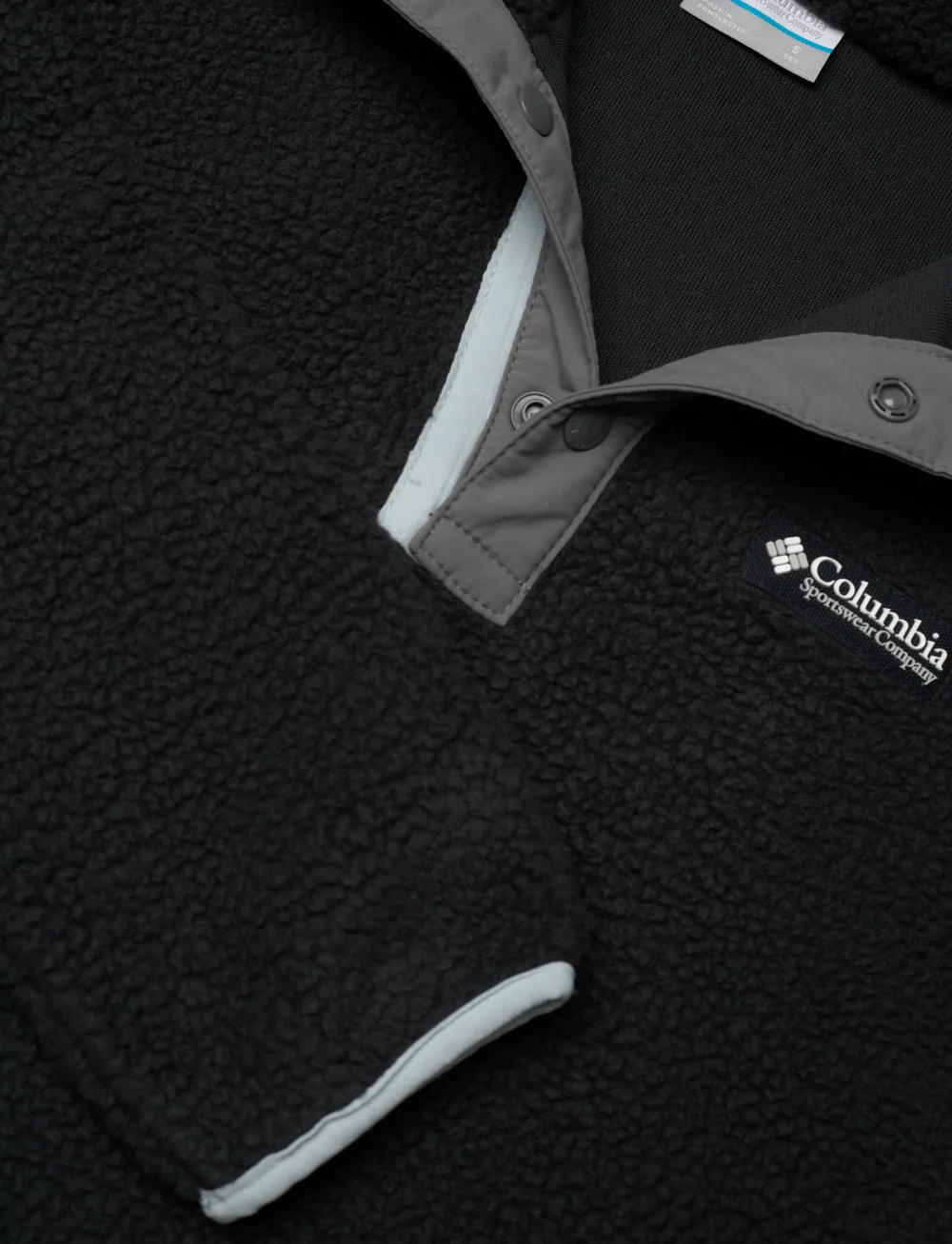 Columbia Sportswear - Helvetia II Half Snap Fleece - isolerede jakker - black, city grey - 2