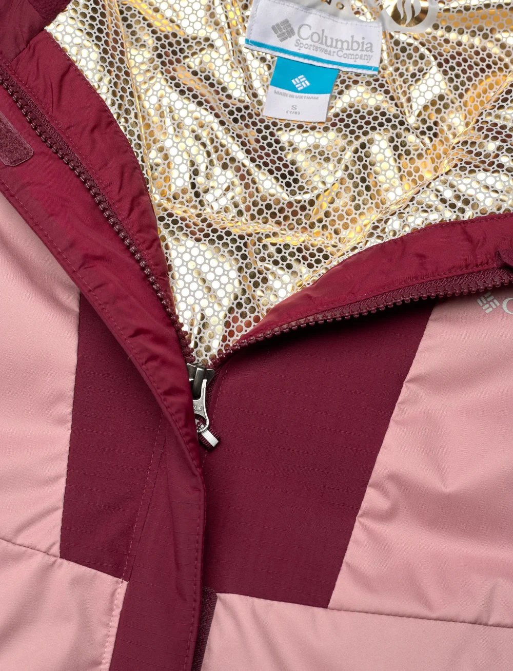 Columbia Sportswear - Mighty Mogul III Jacket - slidinėjimo striukės - eraser pink, rich wine - 2