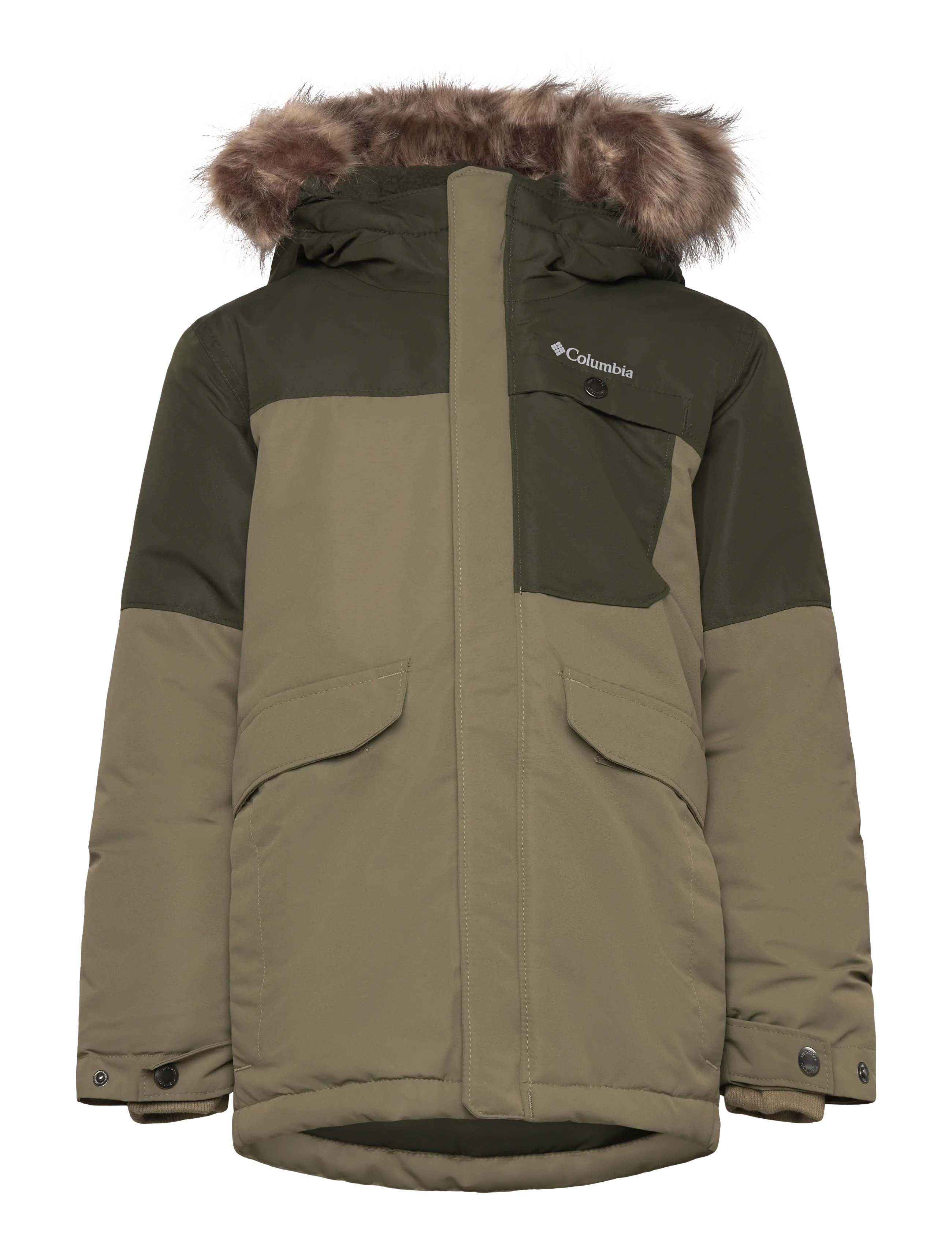 Columbia Sportswear Nordic Strider Ii Jacket, 104, Jackets & Coats, Khakigrün - Parka Jackets, Kinder