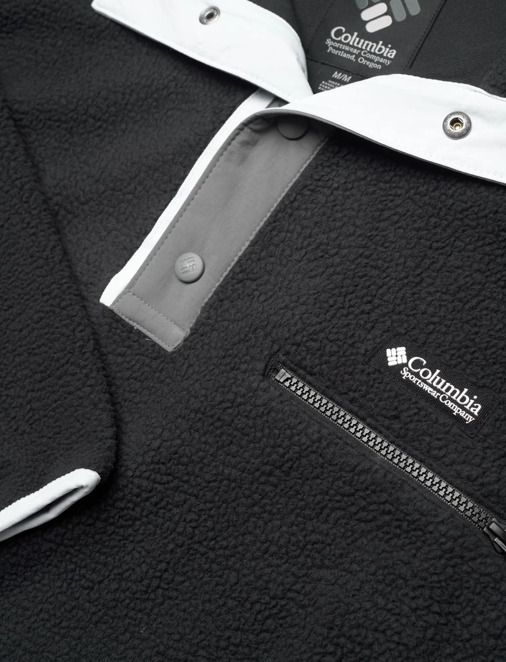 Columbia Sportswear - Helvetia II Half Snap Fleece - fleeces & midlayers - black - 2