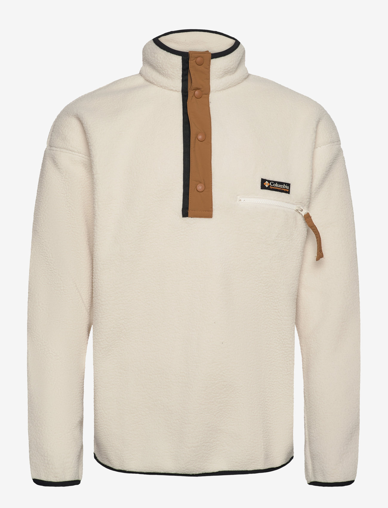 Columbia Sportswear - Helvetia II Half Snap Fleece - kampsunid ja vahekihid - chalk - 0