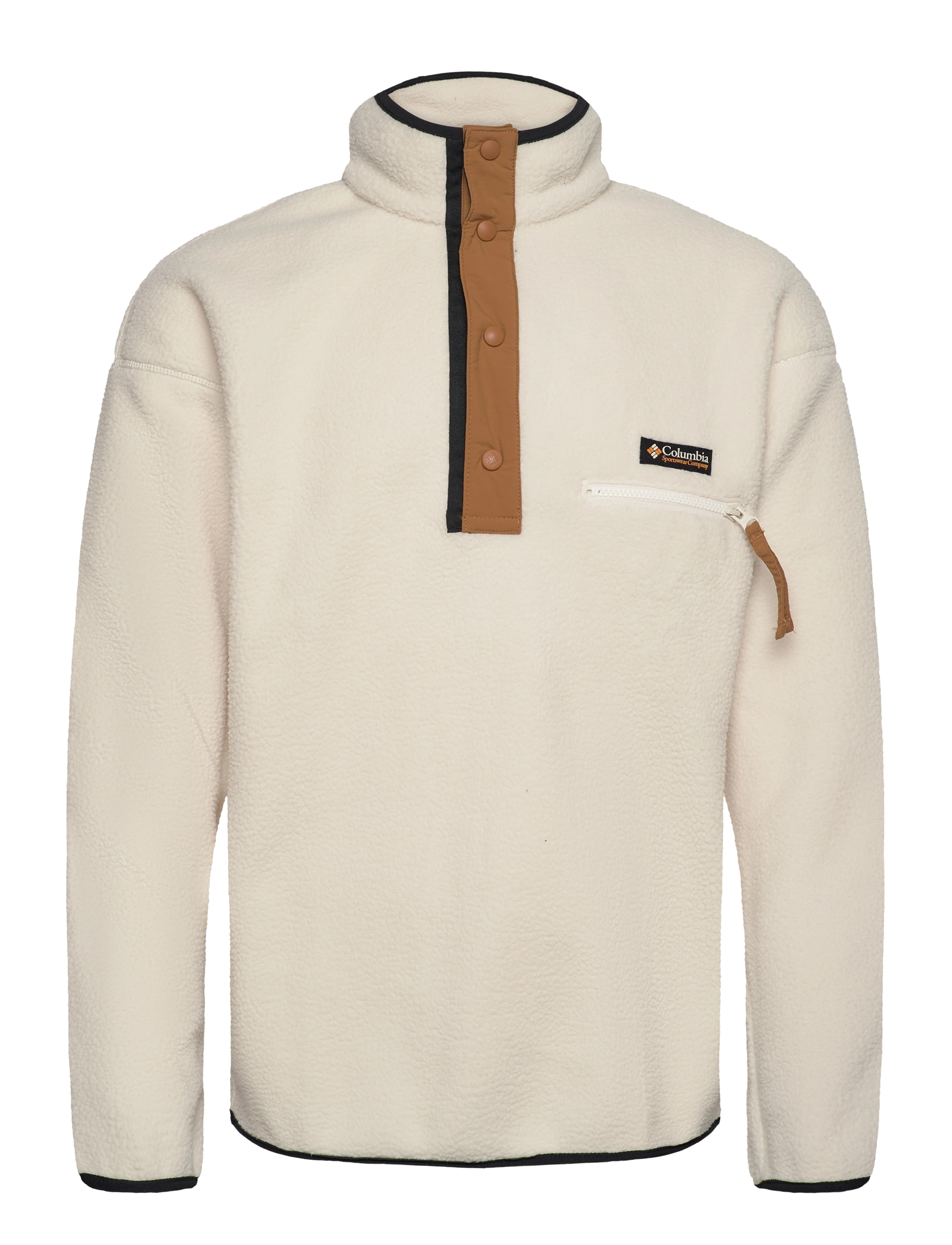 Columbia Sportswear Helvetia II Half Snap Fleece - Fleece-Pullover - CHALK / beige