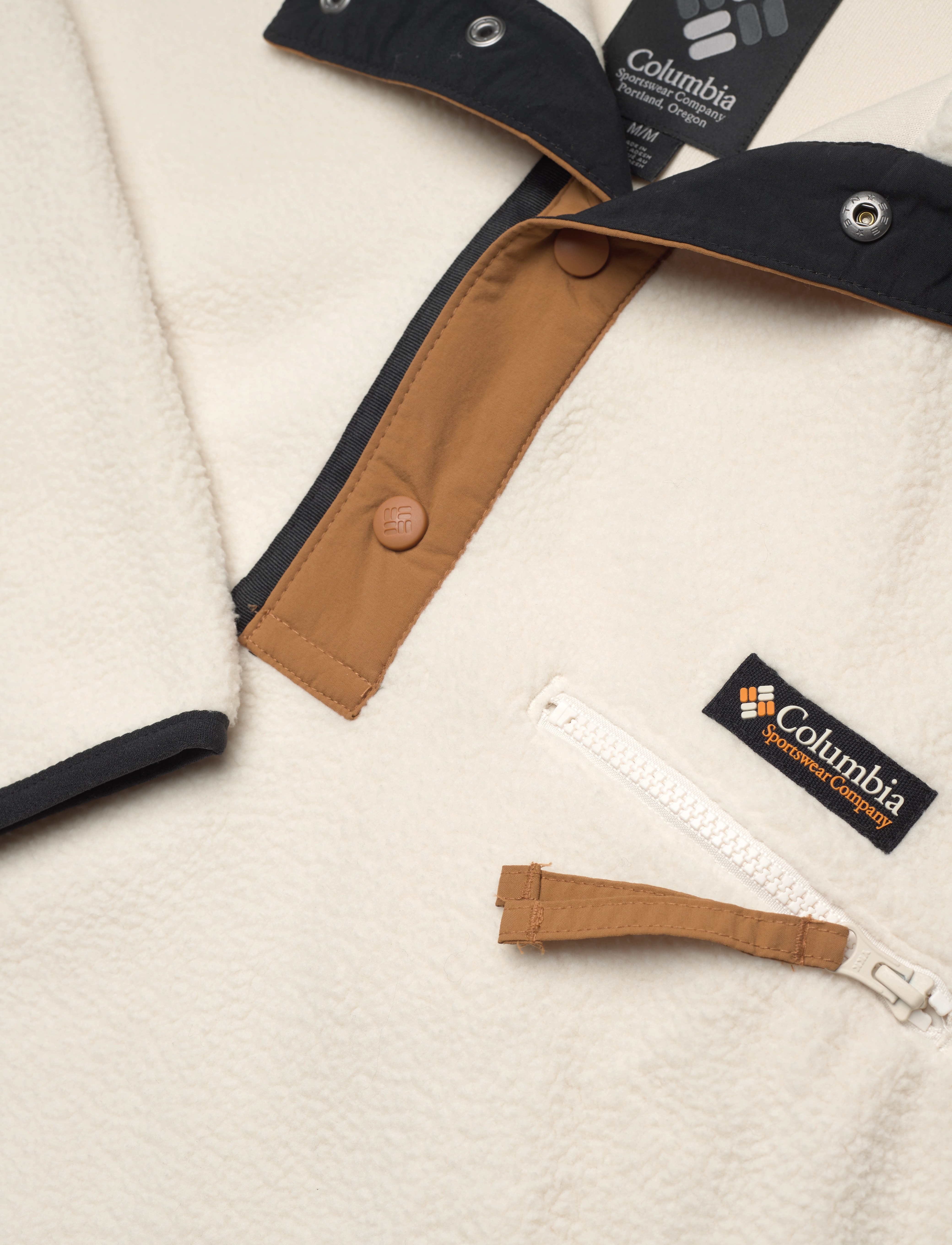 Columbia Sportswear - Helvetia II Half Snap Fleece - fleece og mellemlag - chalk - 2