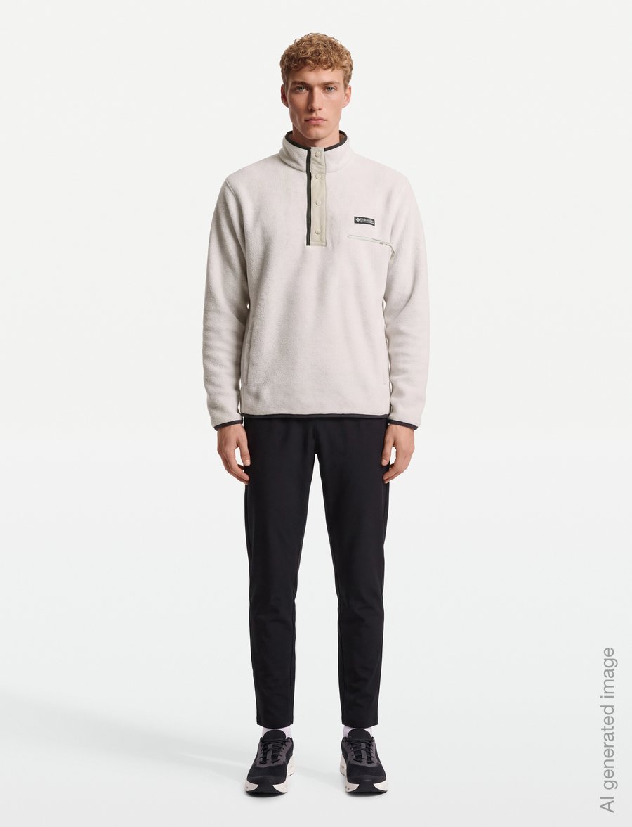 Columbia Sportswear - Helvetia II Half Snap Fleece - fleece & midlayer - dark stone - 0