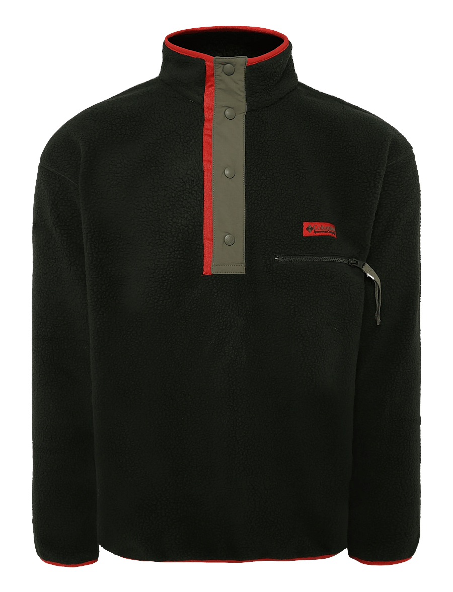 Columbia Sportswear - Helvetia II Half Snap Fleece - fleece & midlayer - greenscape - 0