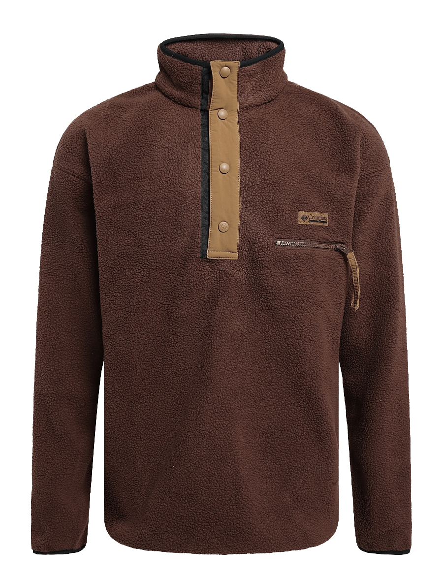 Columbia Sportswear - Helvetia II Half Snap Fleece - fleece & midlayer - tobacco - 0