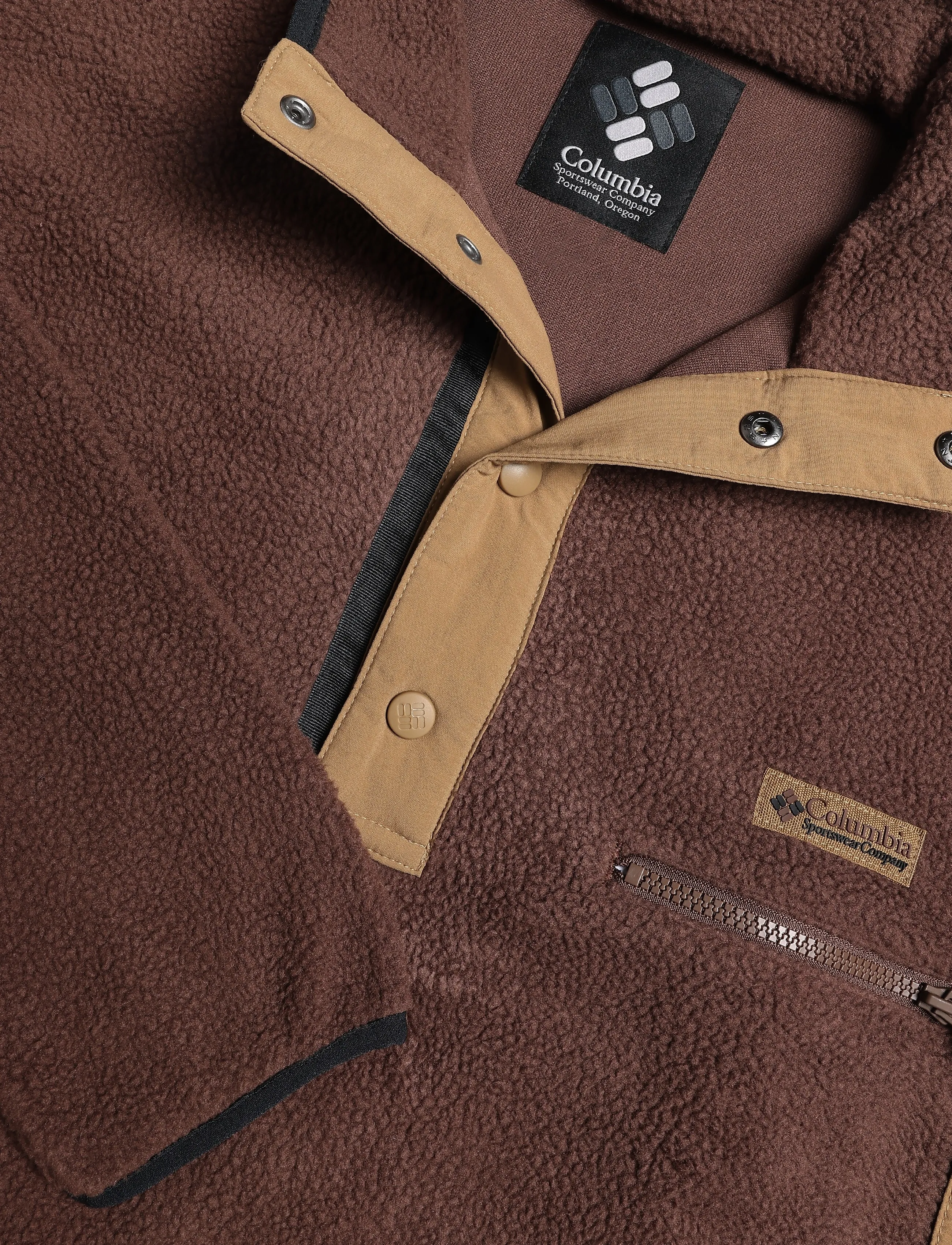 Columbia Sportswear - Helvetia II Half Snap Fleece - sügisene kokkuhoid - tobacco - 2