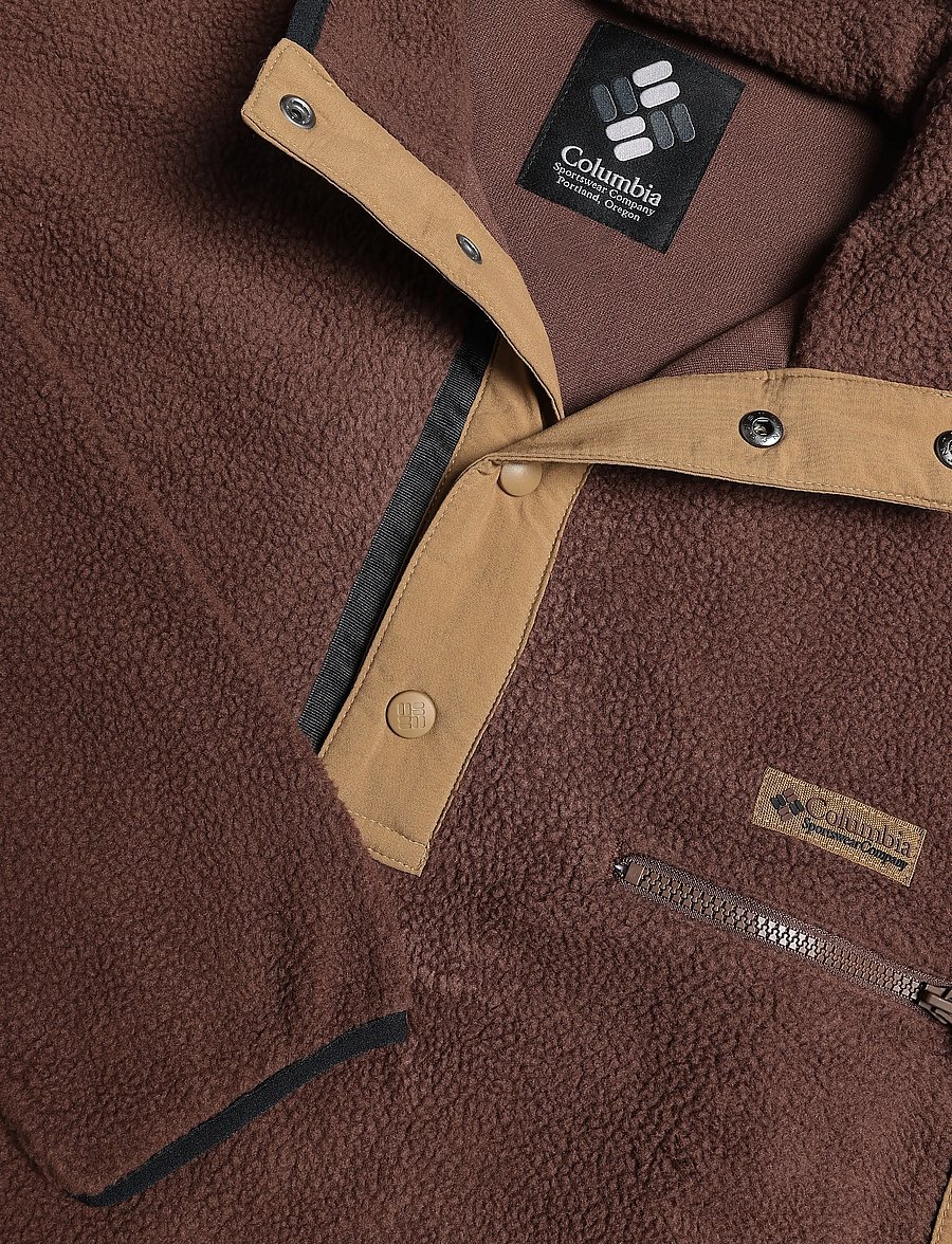 Columbia Sportswear - Helvetia II Half Snap Fleece - fleece & midlayer - tobacco - 2