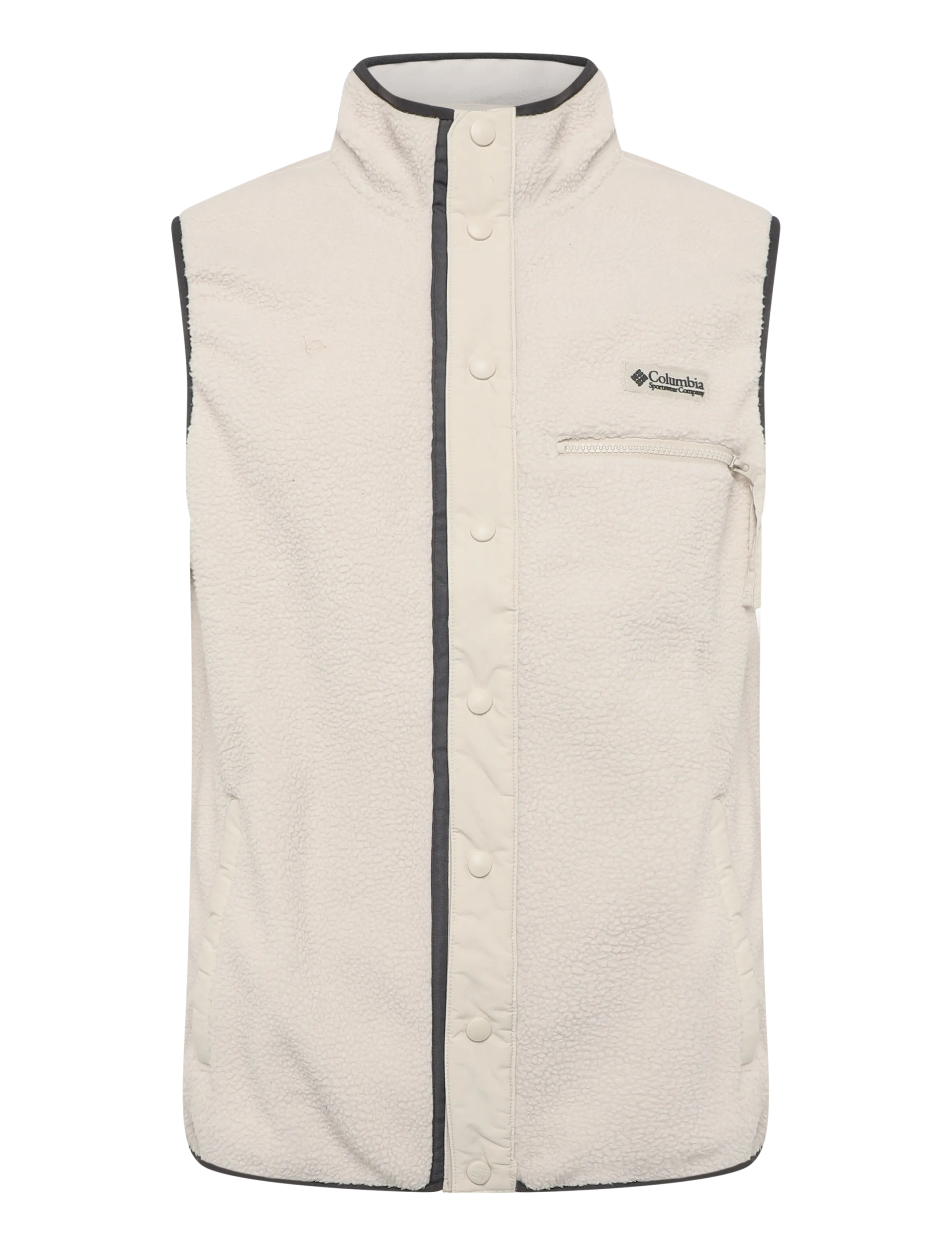 Columbia Sportswear Helvetia II Vest - Outerwear - DARK STONE / cream