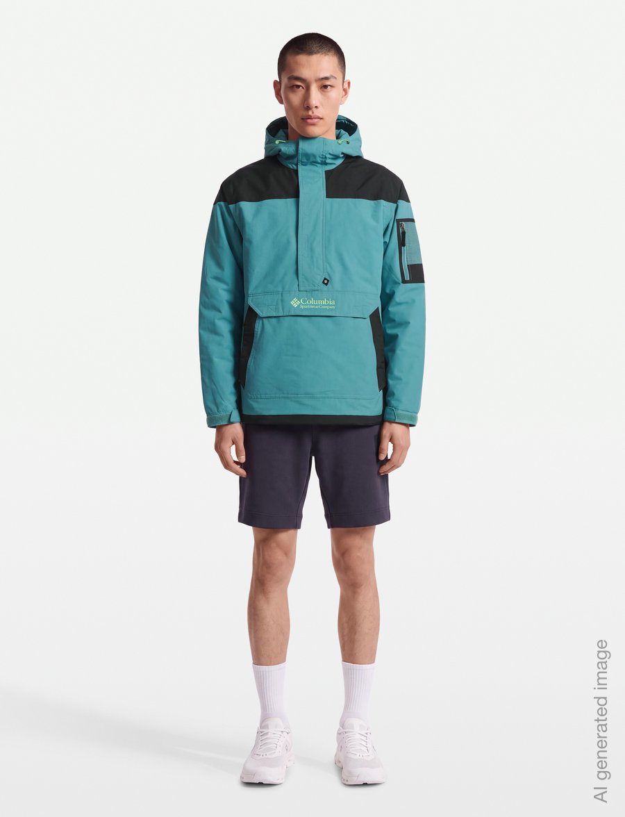 Columbia Sportswear - Challenger II Insulated Pullover - anoraks - teal, black - 0