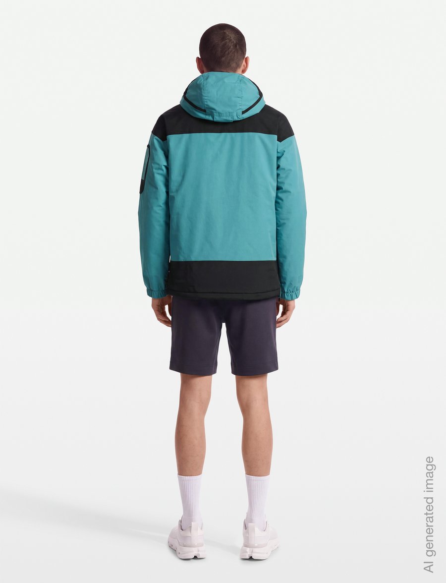 Columbia Sportswear - Challenger II Insulated Pullover - anoraks - teal, black - 4