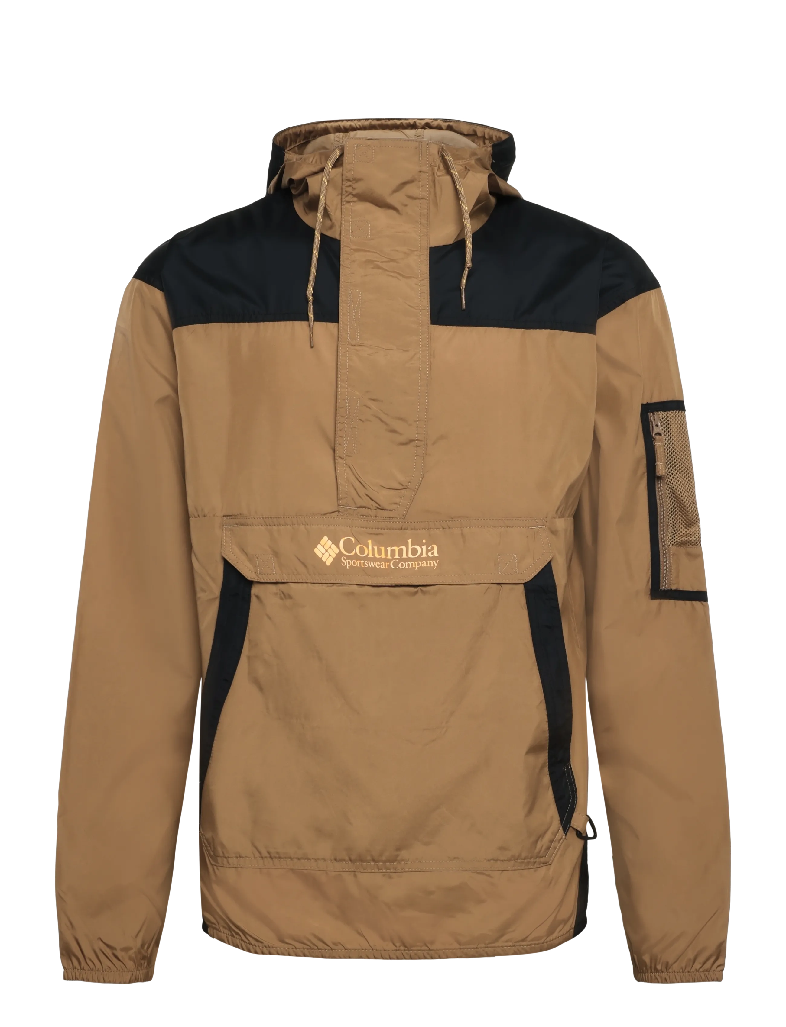 Columbia Sportswear Challenger II Windbreaker - Anoraks - DELTA, BLACK / brown