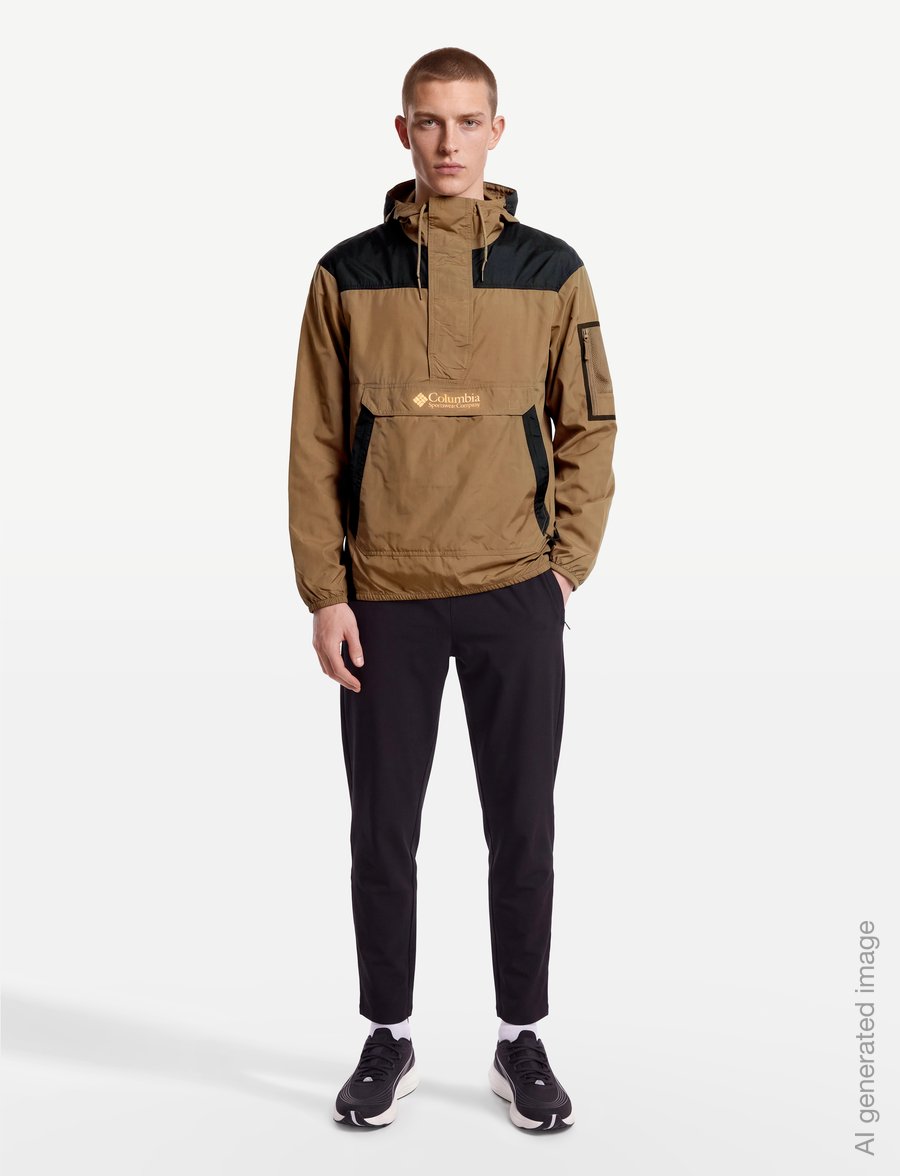 Columbia Sportswear - Challenger II Windbreaker - anoraks - delta, black - 0