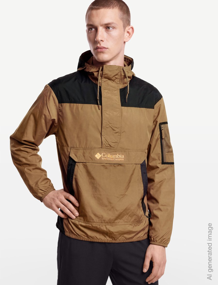 Columbia Sportswear - Challenger II Windbreaker - anoraks - delta, black - 3