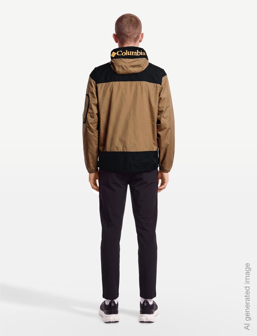 Columbia Sportswear - Challenger II Windbreaker - anoraks - delta, black - 4