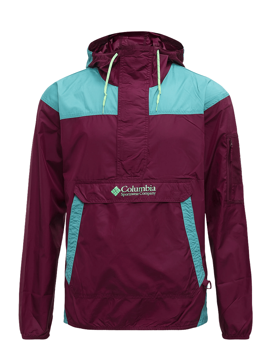 Columbia Sportswear - Challenger II Windbreaker - anoraks - marionberry, teal - 0