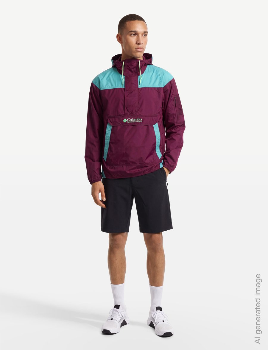 Columbia Sportswear - Challenger II Windbreaker - anorakit - marionberry, teal - 0