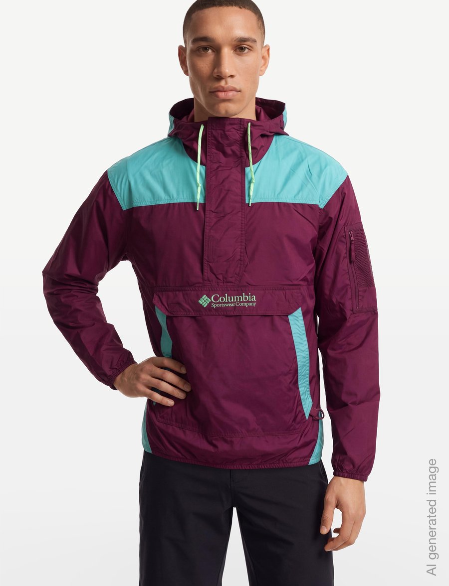 Columbia Sportswear - Challenger II Windbreaker - anorakit - marionberry, teal - 3