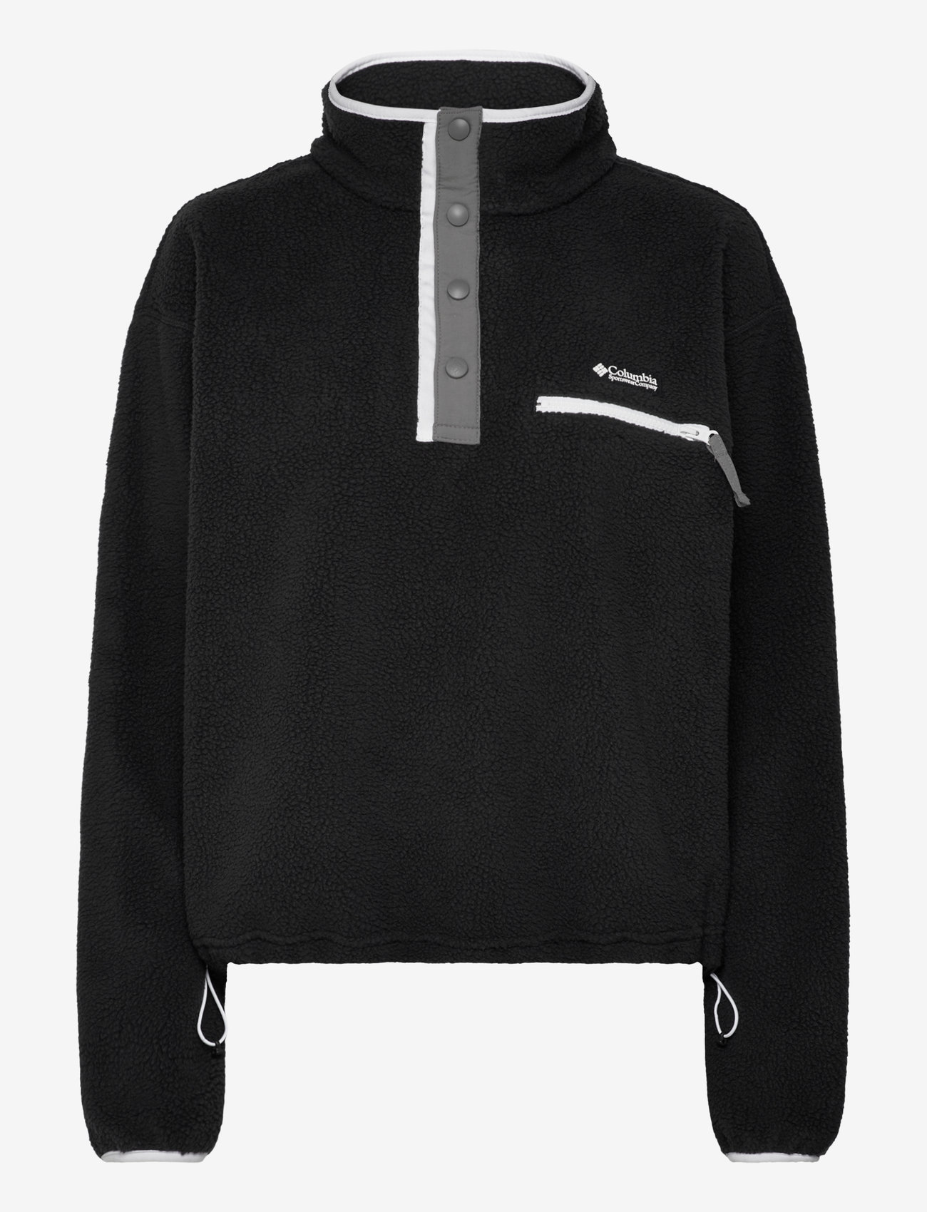 Columbia Sportswear - Helvetia II Cropped Half Snap Fleece - fleece & mellanlager - black - 0