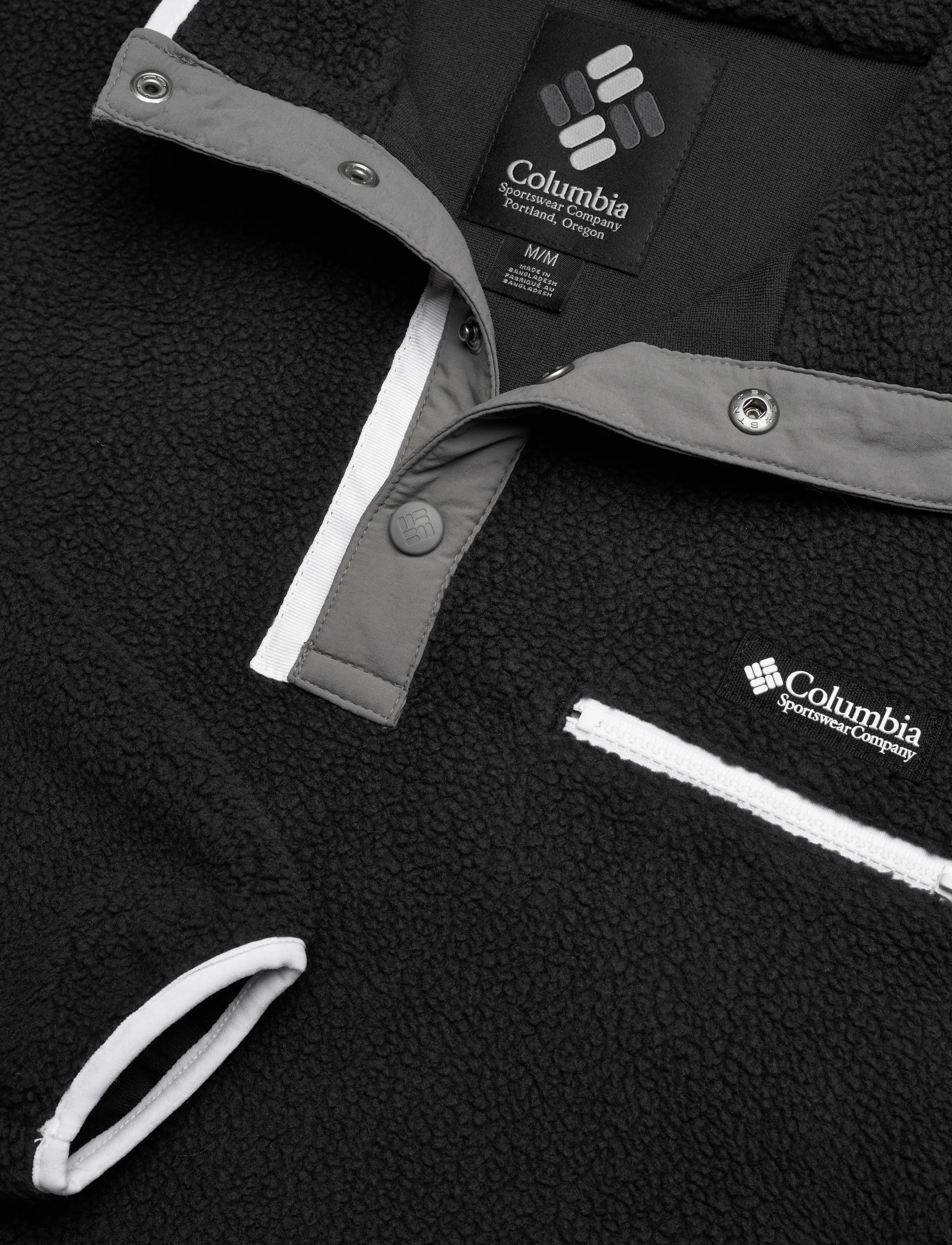 Columbia Sportswear - Helvetia II Cropped Half Snap Fleece - hauts - black - 2