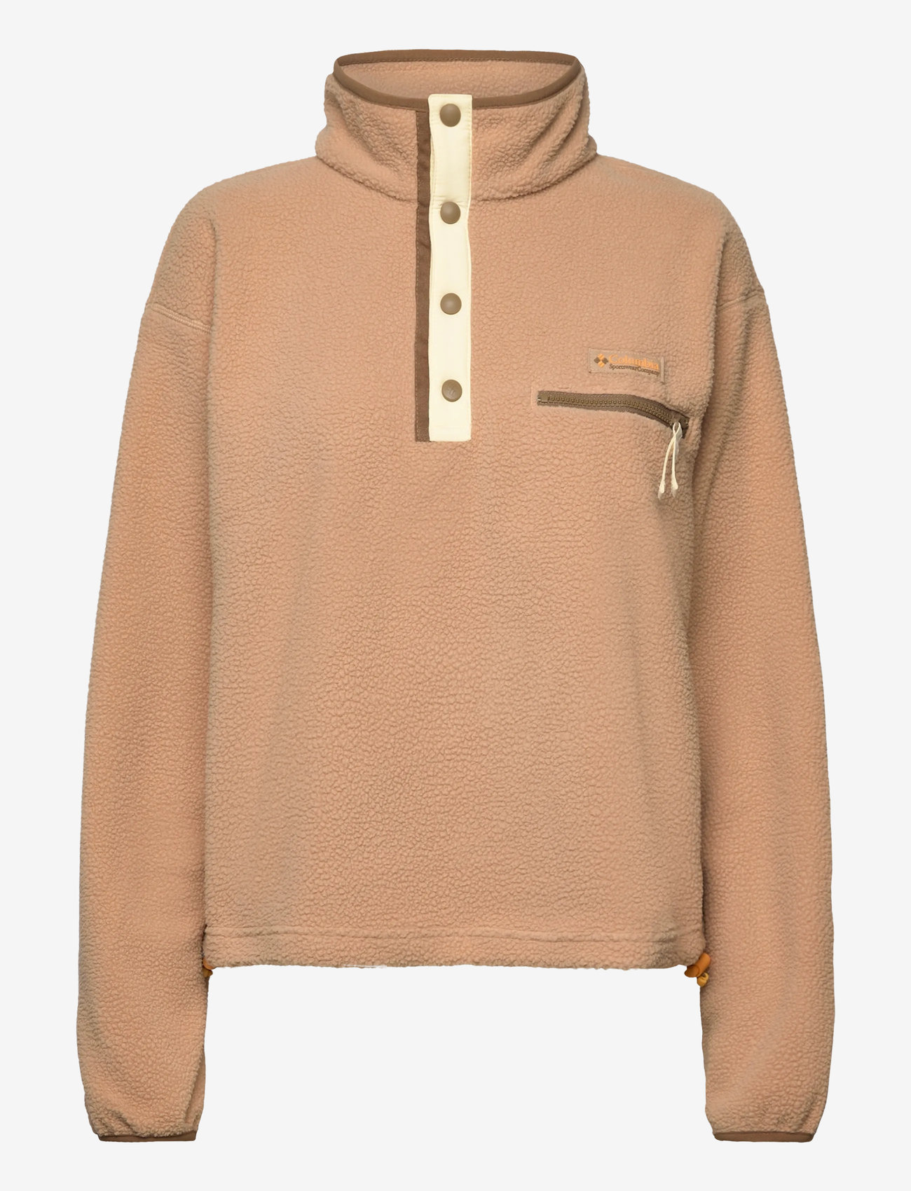 Columbia Sportswear - Helvetia II Cropped Half Snap Fleece - fleece og mellemlag - canoe - 0