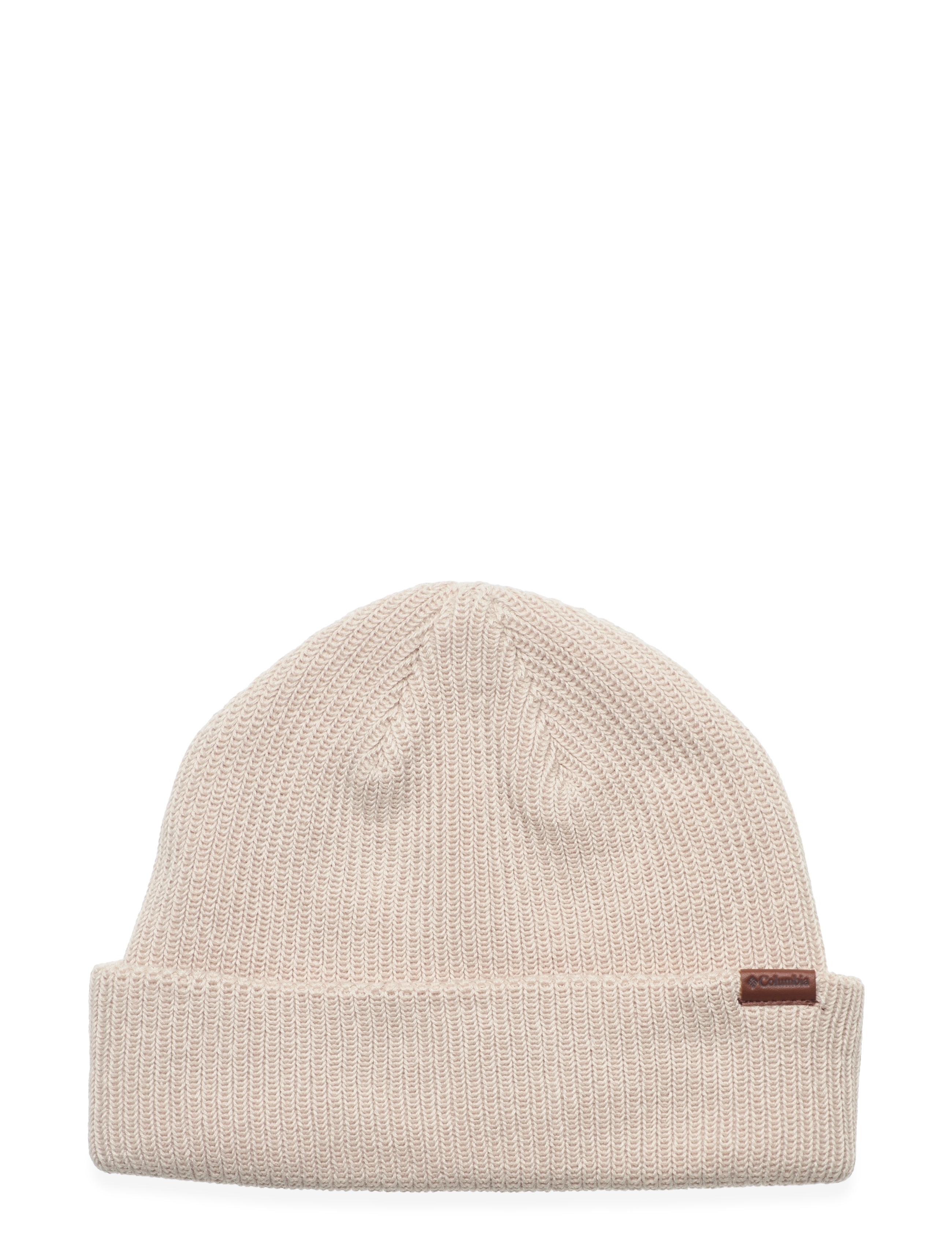 Columbia Sportswear Portside Fisherman Beanie, One Size, Cream, Sport Accessories > Sport Beanies, Dame
