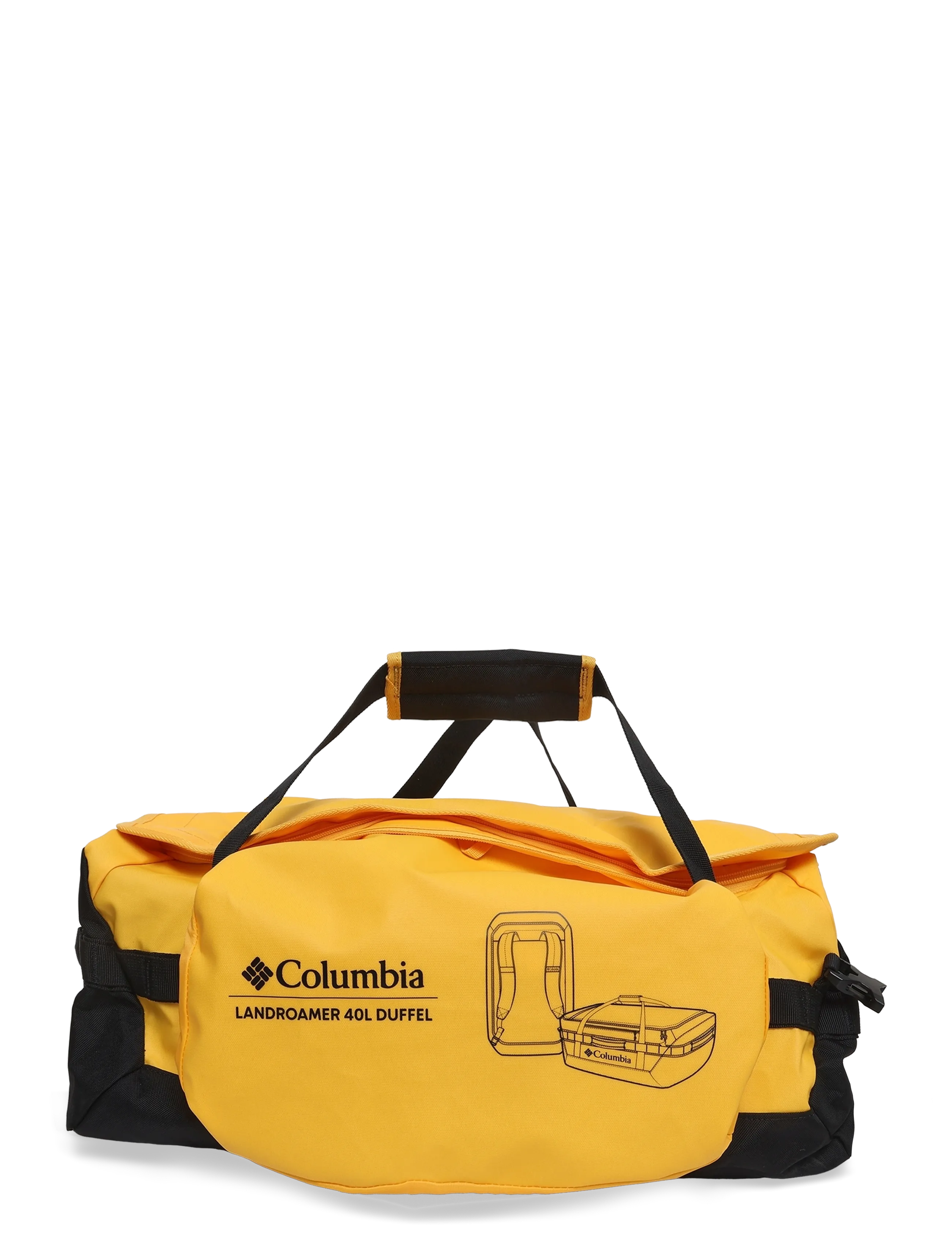 Columbia Sportswear Landroamer 40L Duffel - Reisetaschen - STINGER, BLACK / yellow