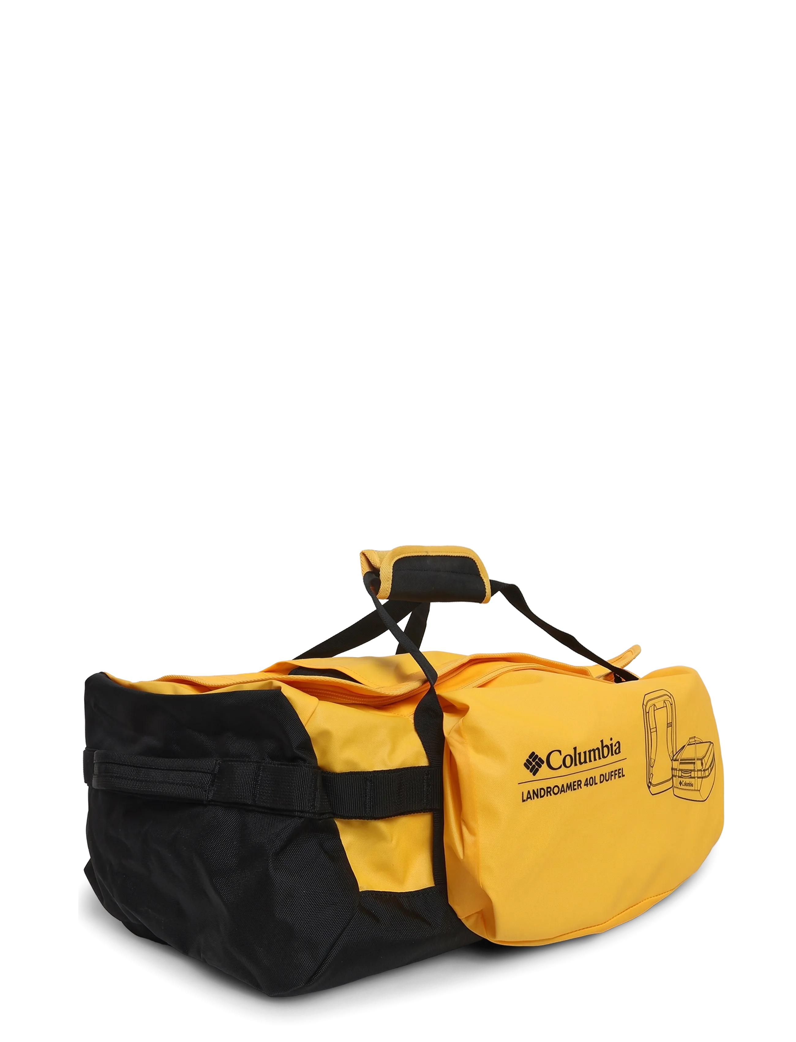 Columbia Sportswear - Landroamer 40L Duffel - reisetaschen - stinger, black - 2