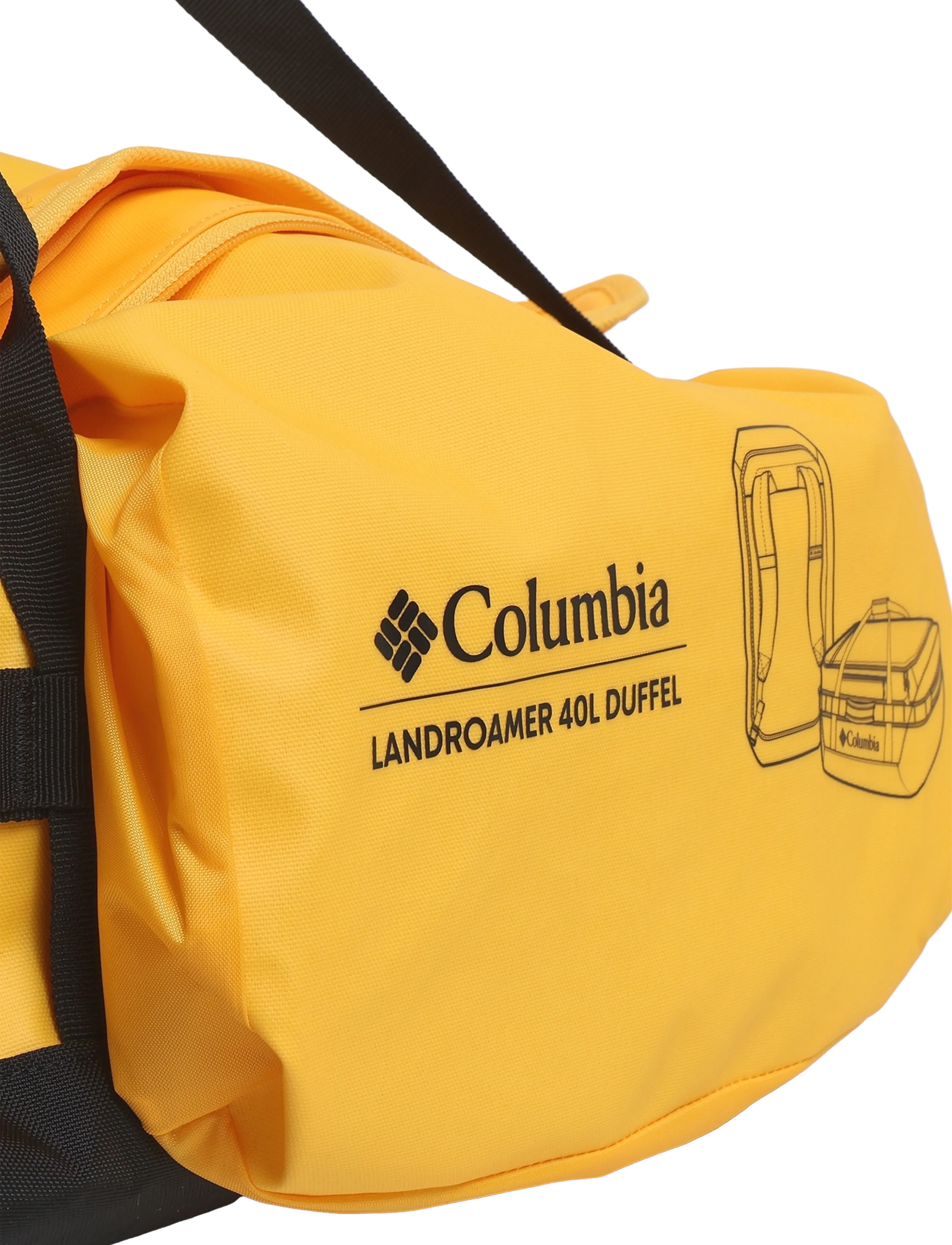 Columbia Sportswear - Landroamer 40L Duffel - reisetaschen - stinger, black - 3