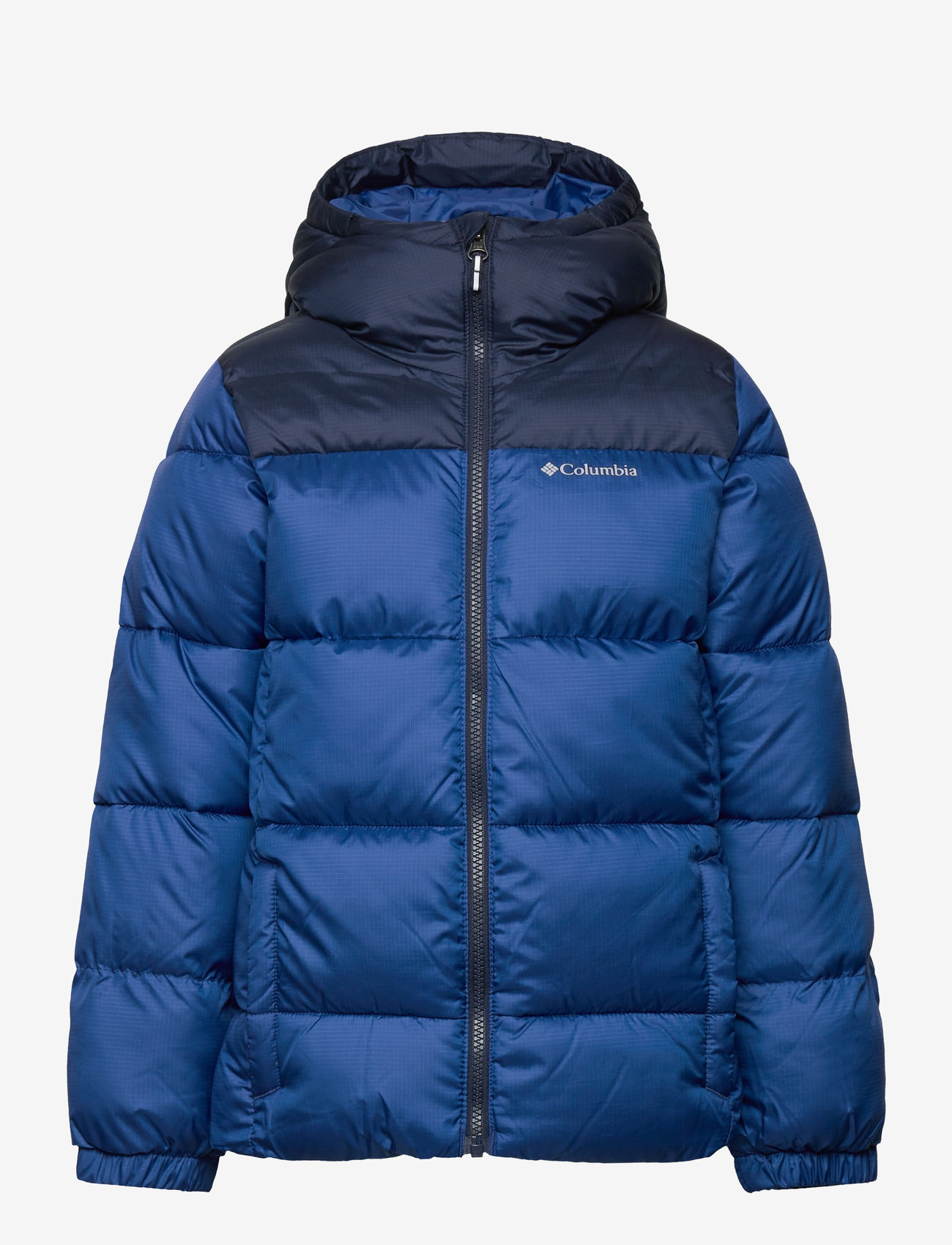 Columbia Sportswear - Puffect Hooded Jacket - striukės su izoliacija - mountain blue, collegiate navy - 0
