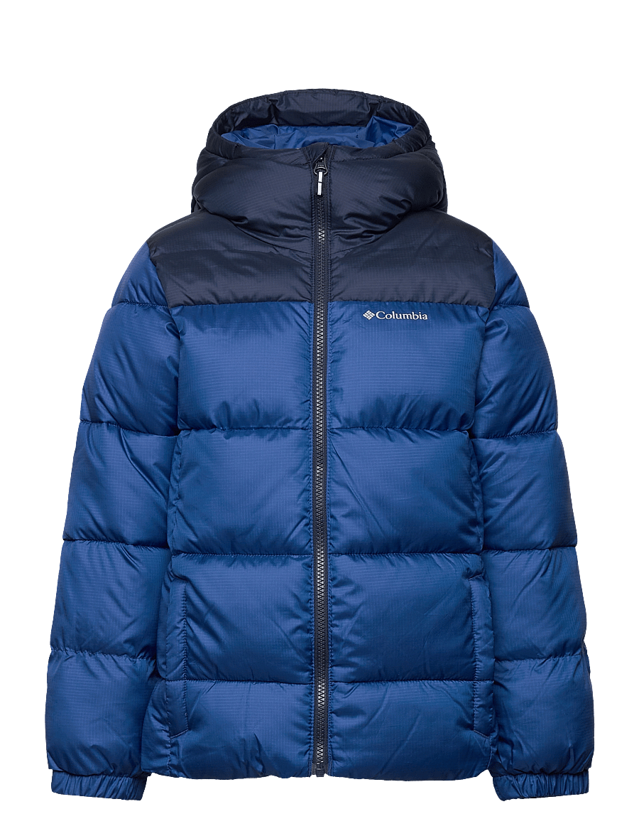 Columbia Sportswear - Puffect Hooded Jacket - insulated jackets - mountain blue, collegiate navy - 0