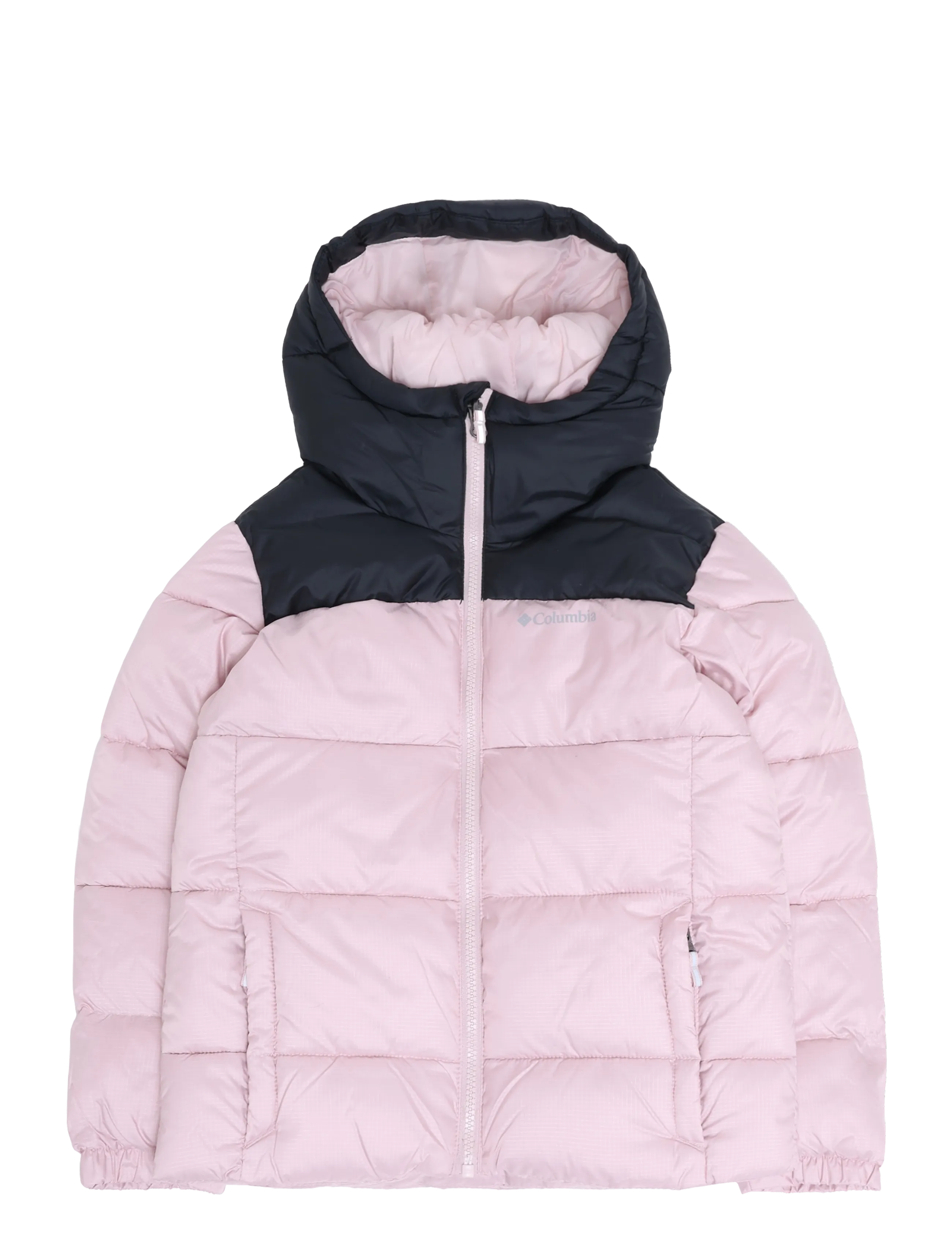 Columbia Sportswear - Puffect Hooded Jacket - paksud joped - mineral pink, black - 0