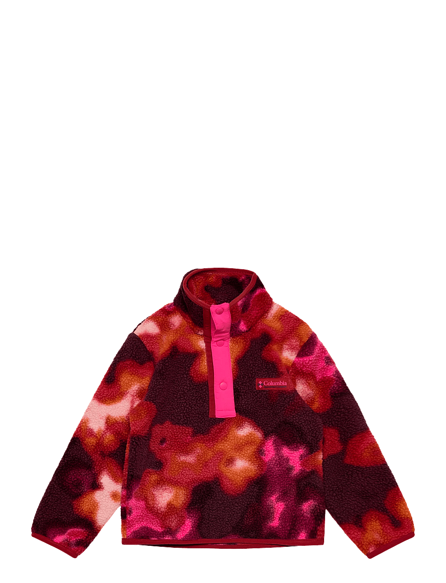 Columbia Sportswear - Helvetia II Printed Half Snap Fleece - paksud joped - red oxide dye flower, nico - 0