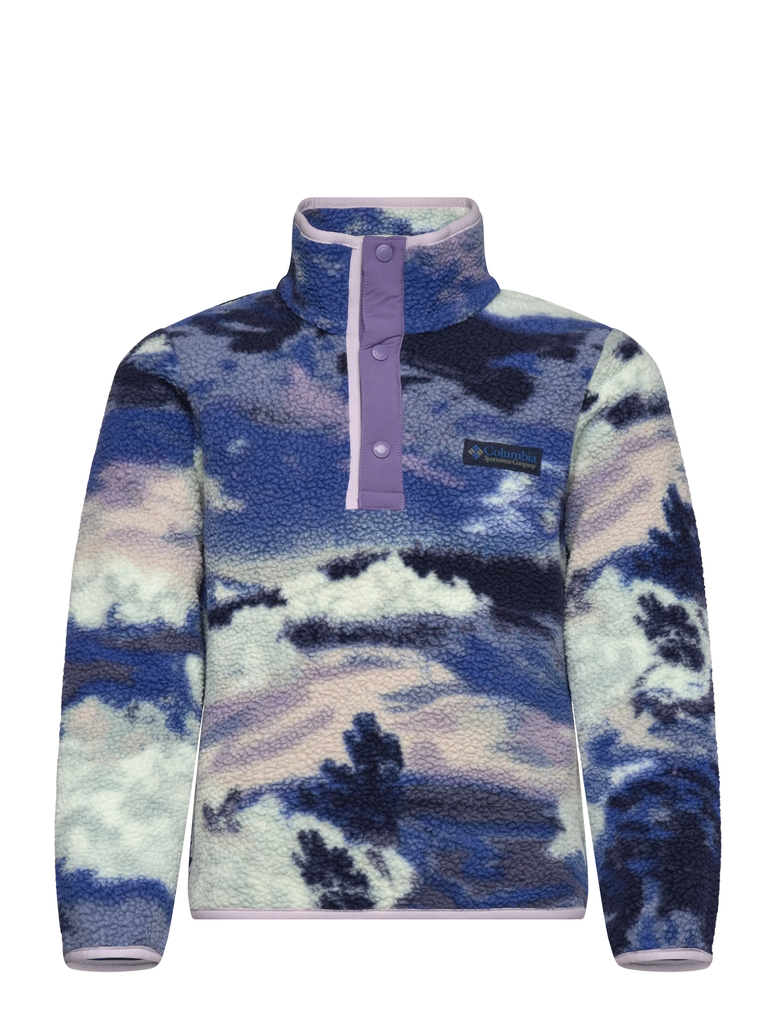 Columbia Sportswear Helvetia II Printed Half Snap Fleece - Fleecekläder - COLLEGIATE NAVY DREAMING, STORMWATCH / multi