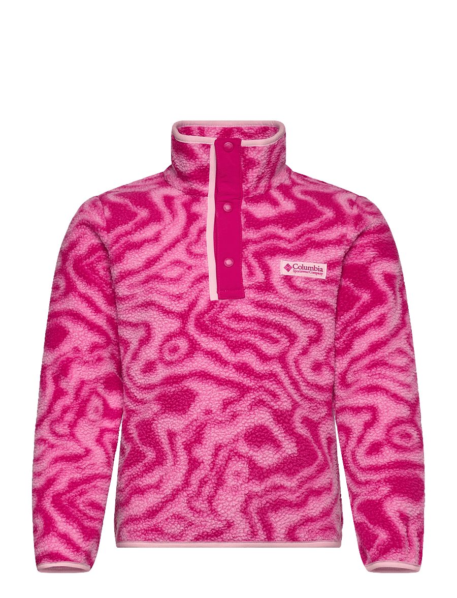 Columbia Sportswear - Helvetia II Printed Half Snap Fleece - isolierte jacken - guava pink topoglitch, guava pink - 0