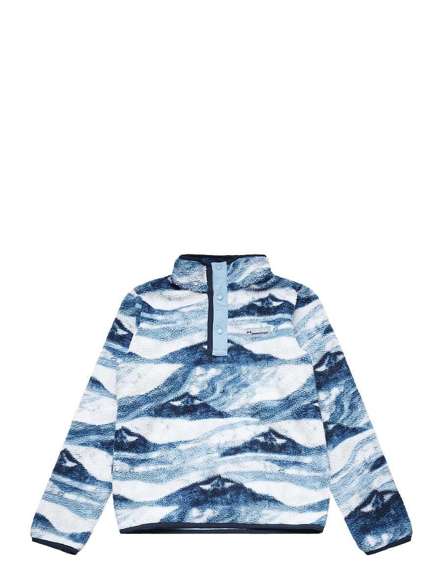 Columbia Sportswear - Helvetia II Printed Half Snap Fleece - isolierte jacken - rainy day summits tonal, rainy day - 0