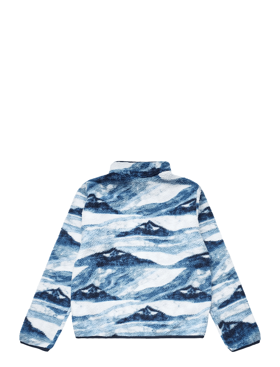Columbia Sportswear - Helvetia II Printed Half Snap Fleece - isolierte jacken - rainy day summits tonal, rainy day - 1