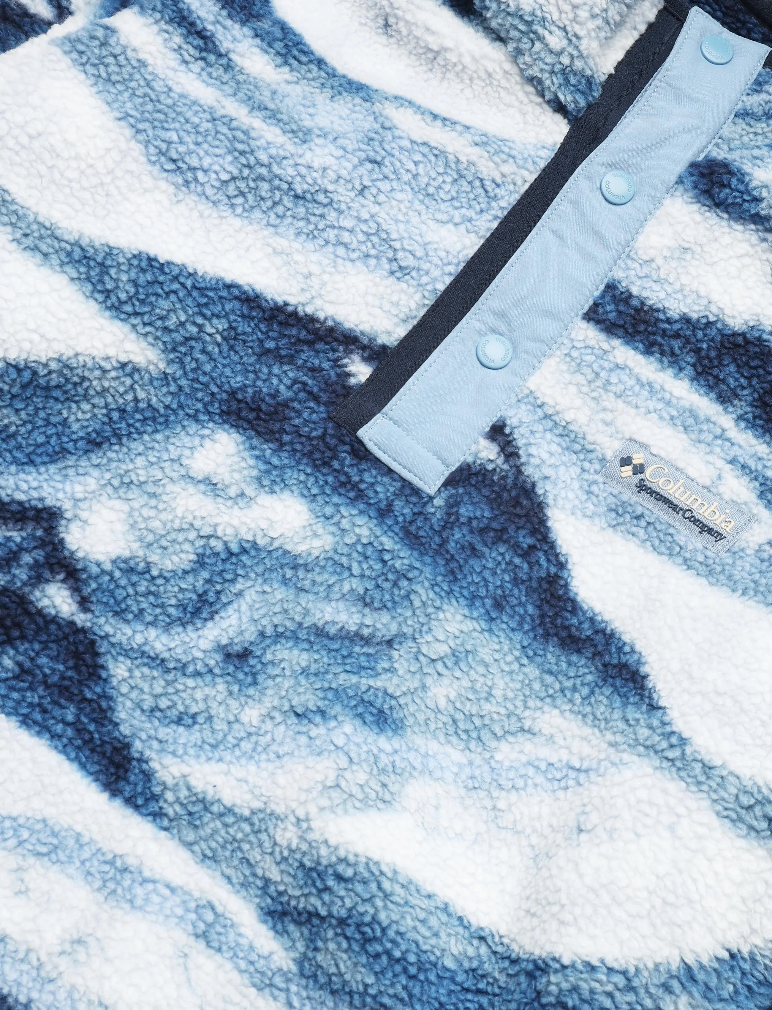 Columbia Sportswear - Helvetia II Printed Half Snap Fleece - isolierte jacken - rainy day summits tonal, rainy day - 2