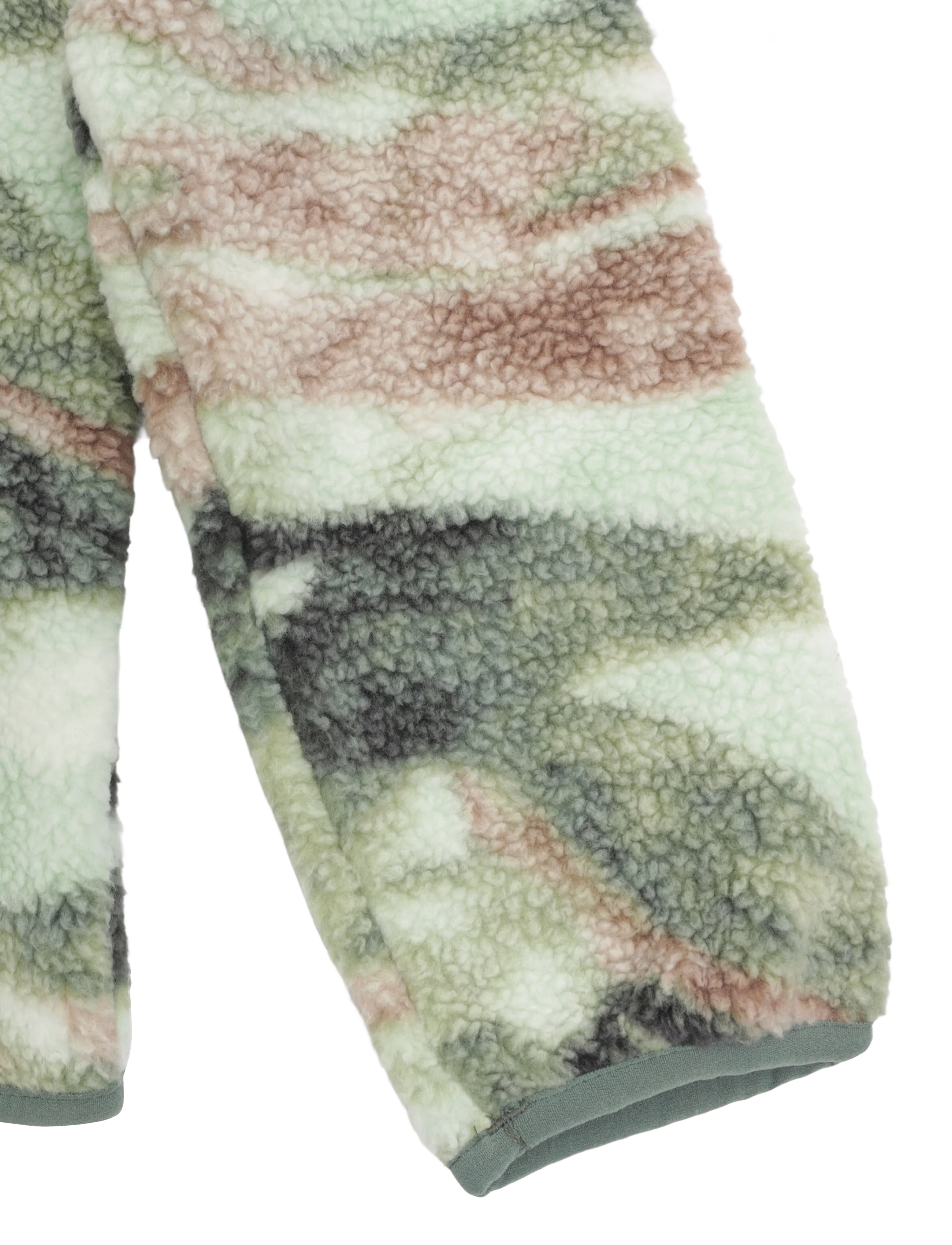 Columbia Sportswear - Helvetia II Printed Half Snap Fleece - insulated jackets - sedona sage summits, tea light - 3