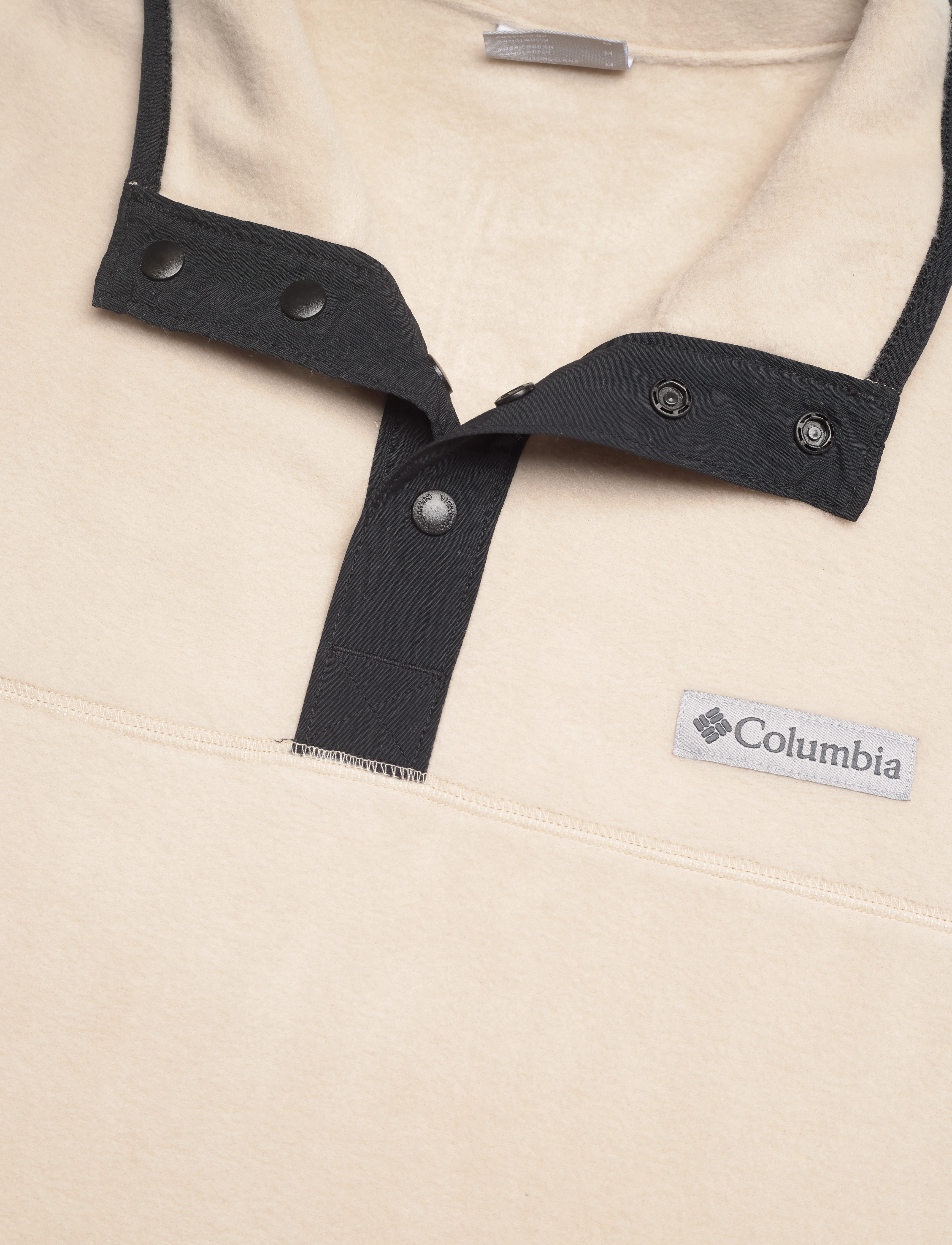 Columbia Sportswear - Steens Mountain Half Snap II - flīss un vidējie slāņi - ancient fossil, black - 2