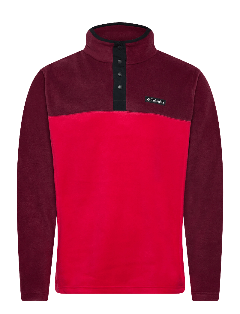 Columbia Sportswear - Steens Mountain Half Snap II - fleece & midlayer - mtn red, rich wine, black - 0