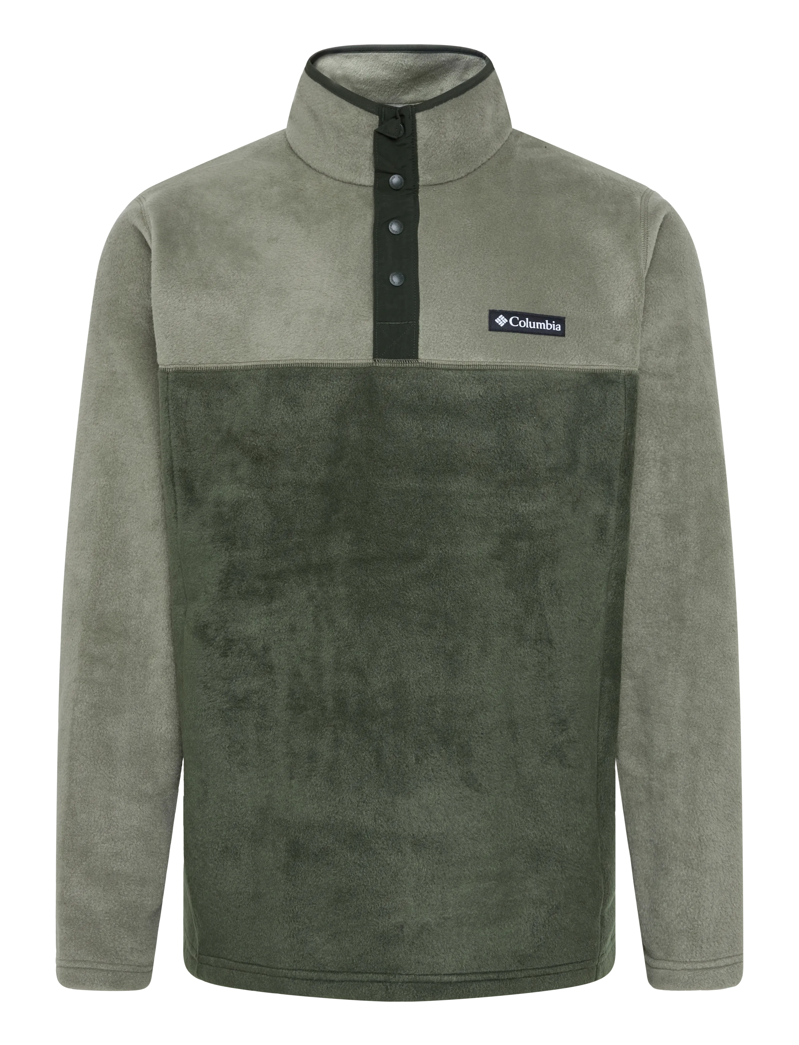 Columbia Sportswear Steens Mountain Half Snap II - Överdelar - STONE GREEN, GREENSCAPE / khaki/green