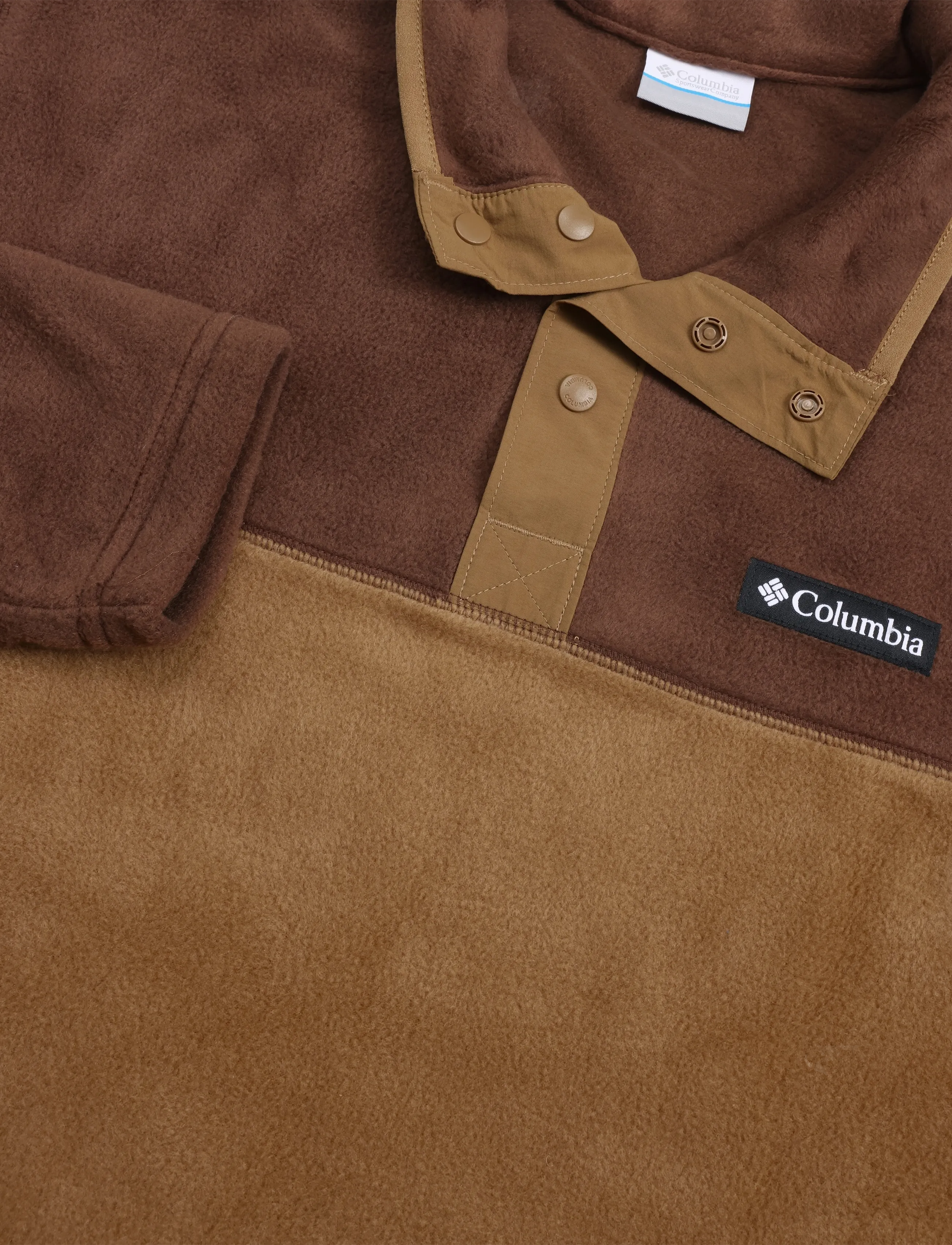 Columbia Sportswear - Steens Mountain Half Snap II - kampsunid ja vahekihid - tobacco, delta - 2